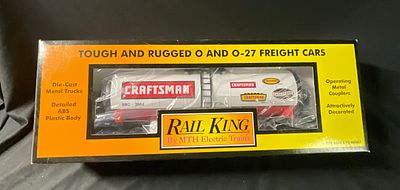 Rail King by MTH Electric Trains Craftsman Modern Tank Car Item 30-73122. This O-gauge model 