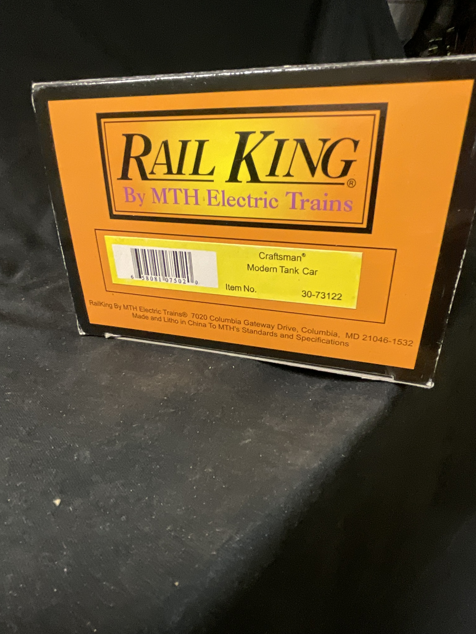 Rail King by MTH Electric Trains Craftsman Modern Tank Car Item 30-73122