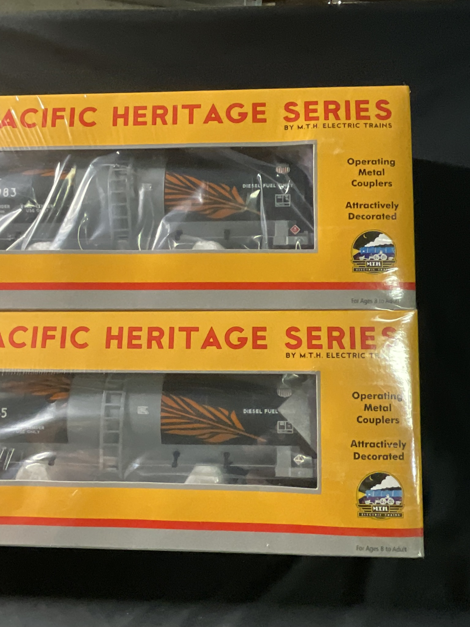 A Pair of M.T.H. Premier Line Union Pacific Heritage Series Western Pacific Fuel Tenders