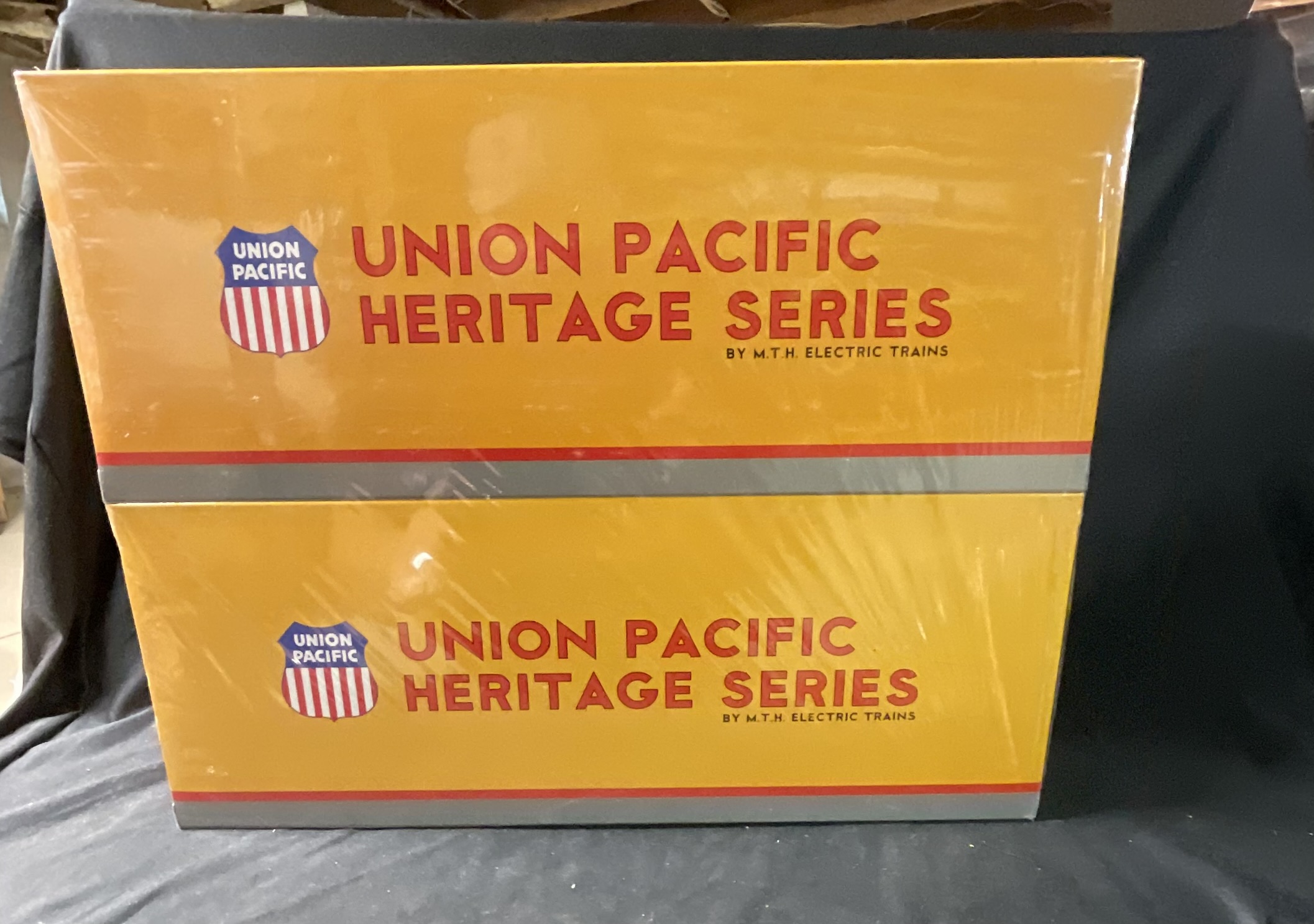 A Pair of M.T.H. Premier Line Union Pacific Heritage Series Western Pacific Fuel Tenders