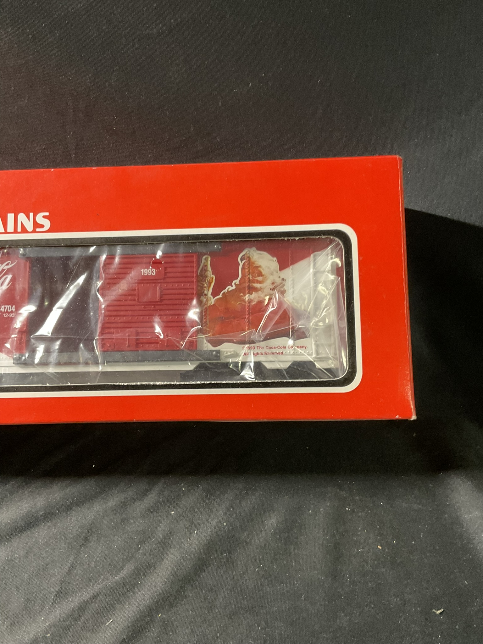 K-Line O/O27 Gauge Coca-Cola 1993 Christmas Boxcar