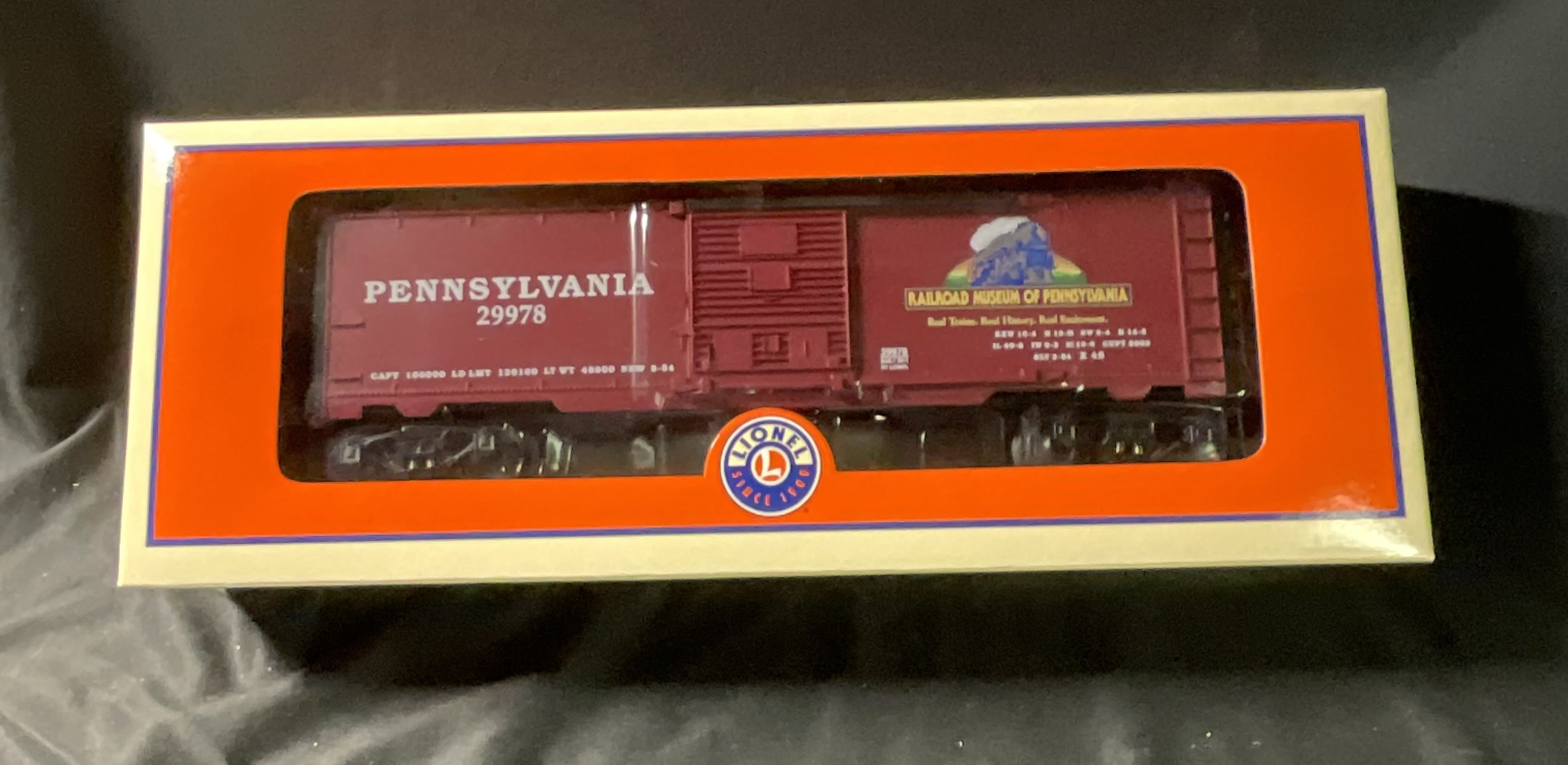 Lionel 6-29978 Pennsylvania Railroad Museum O Gauge Boxcar