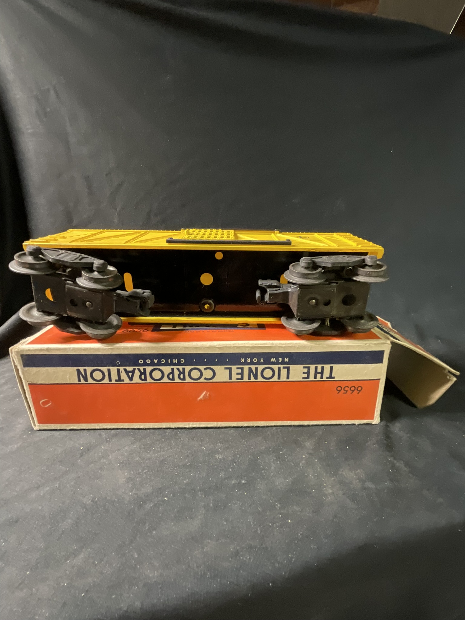 Lionel No. 6656 Stock Car with Original Box