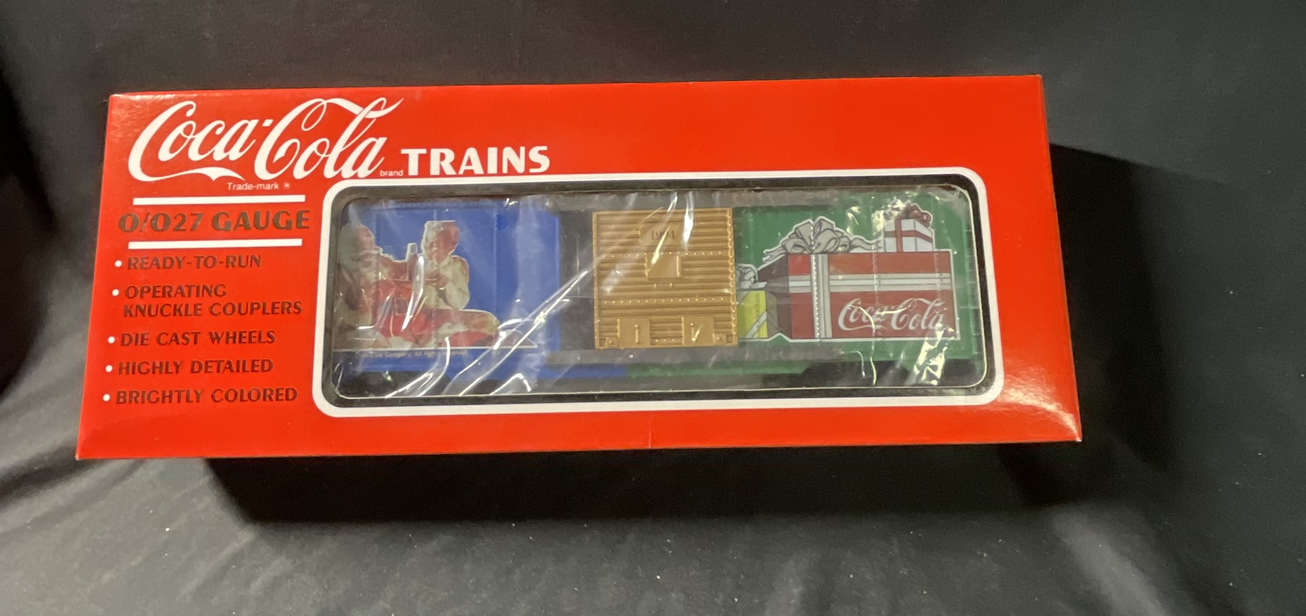 K-Line O Gauge Coca-Cola Christmas 1994 Box Car Model K-644705