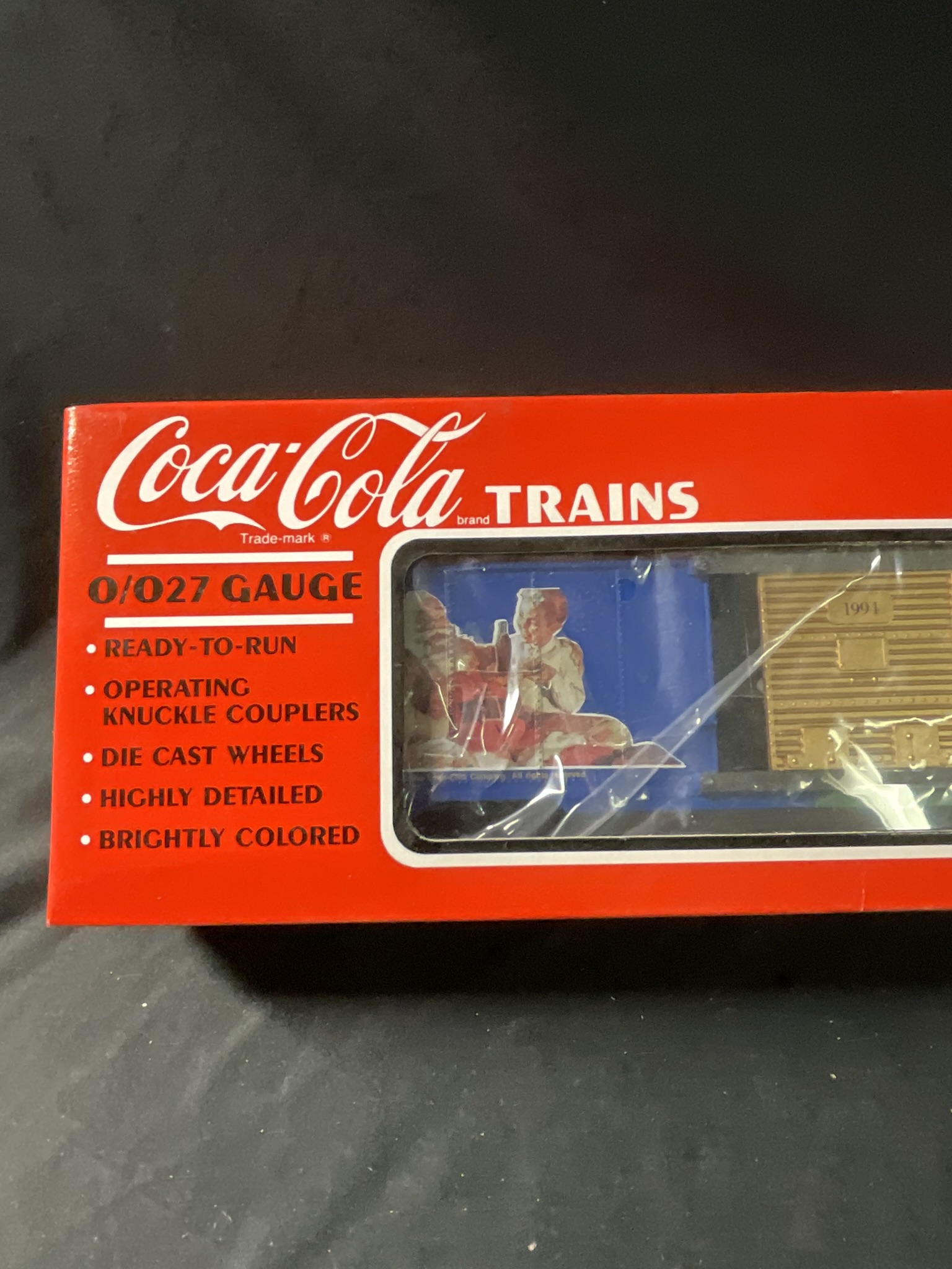 K-Line O Gauge Coca-Cola Christmas 1994 Box Car Model K-644705