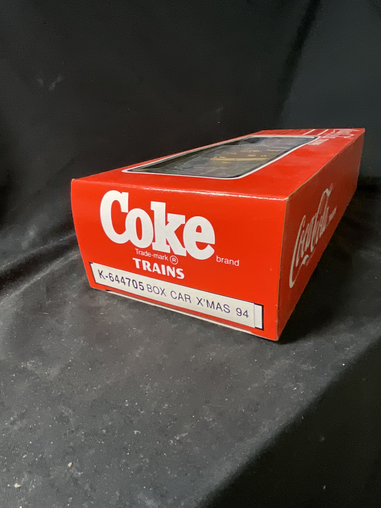 K-Line O Gauge Coca-Cola Christmas 1994 Box Car Model K-644705