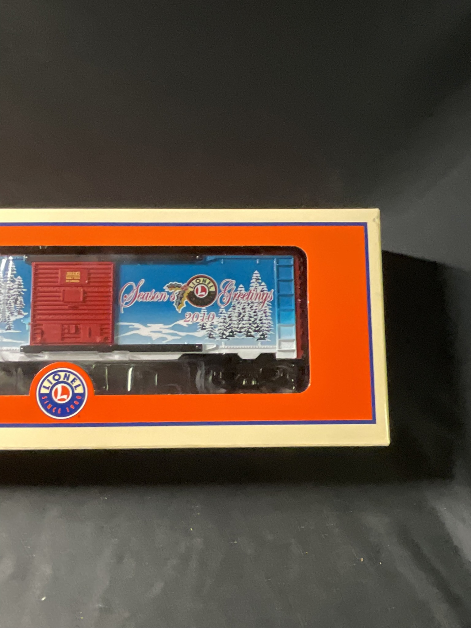 Lionel O Gauge 6-39332 Christmas Boxcar 2010