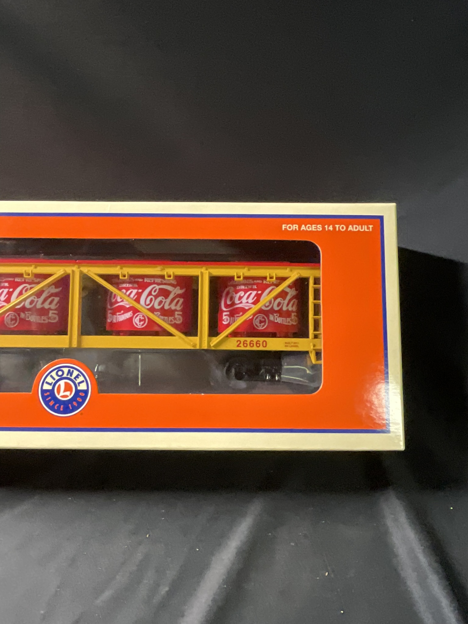 Lionel 6-26660 O Gauge Coca-Cola Vat Car with Original Box
