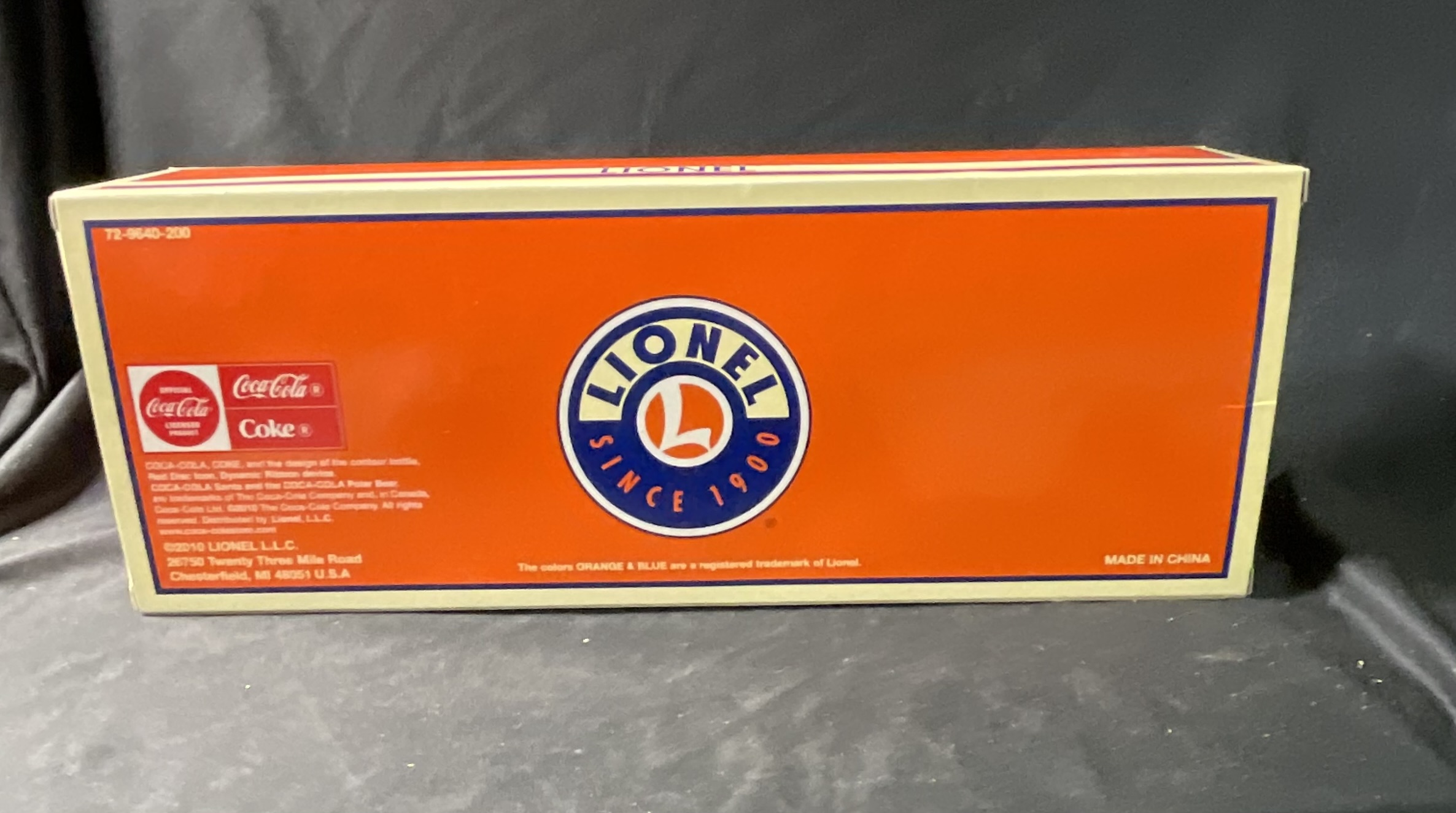 Lionel 6-26660 O Gauge Coca-Cola Vat Car with Original Box
