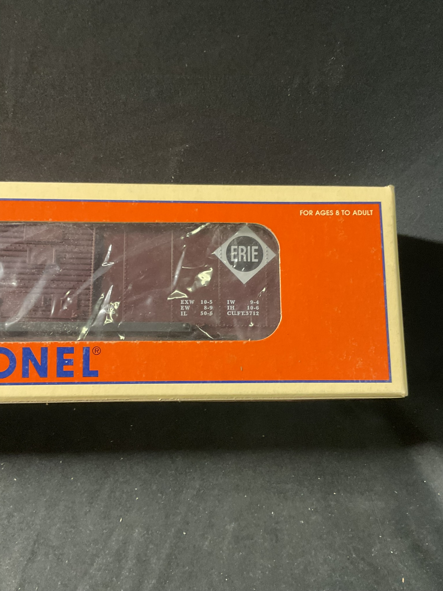 Lionel 6-19283 Erie 6464-296 O-Gauge Boxcar in Original Box