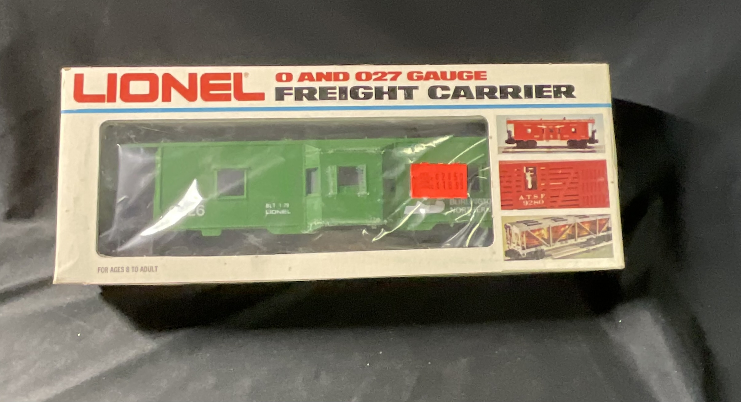 Lionel O/O27 Gauge Burlington Northern Bay Window Caboose 6-9326 with Original Box