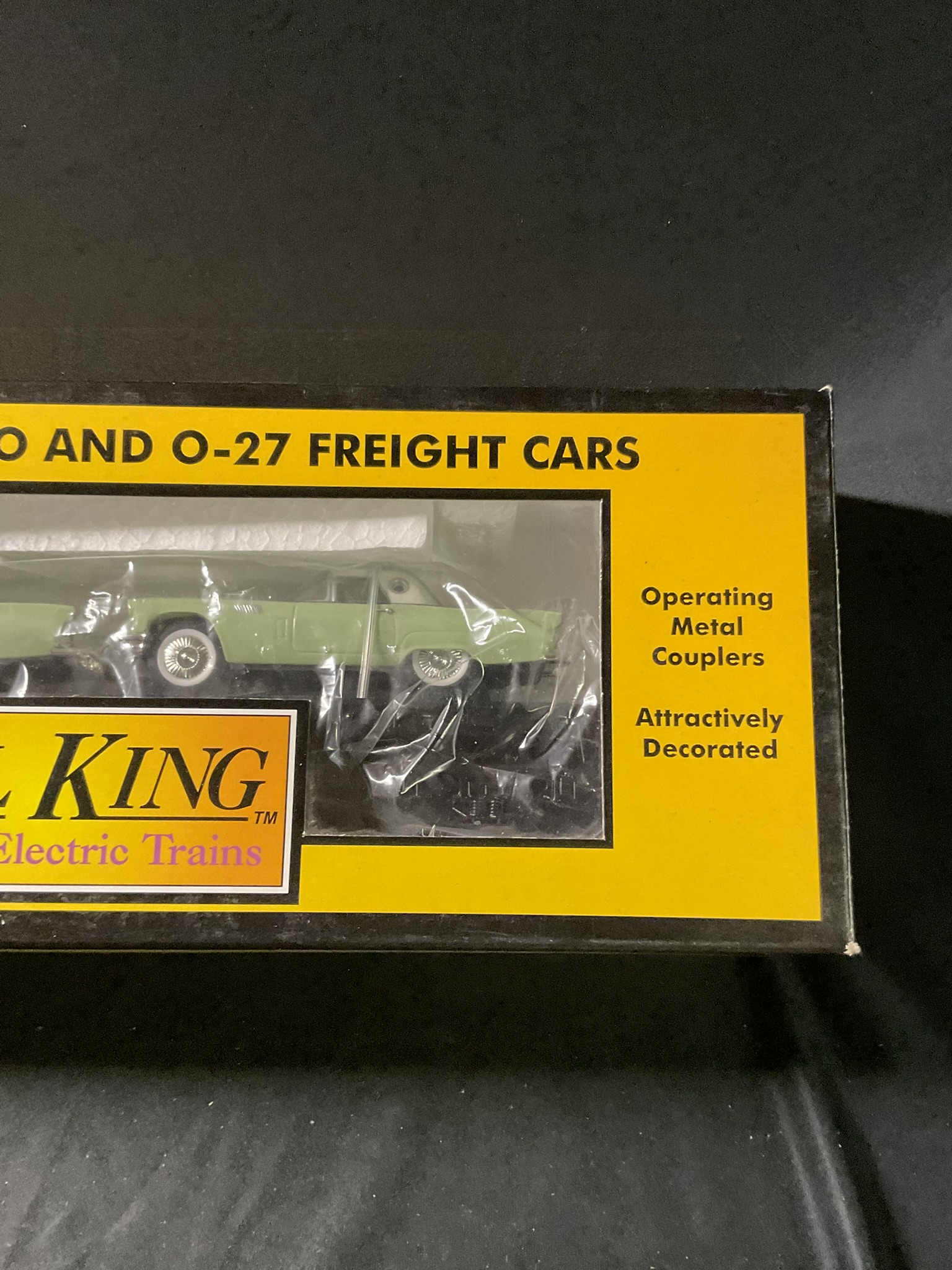 MTH RailKing Auto Transport Flat Car with T-Birds Item No. 30-7613