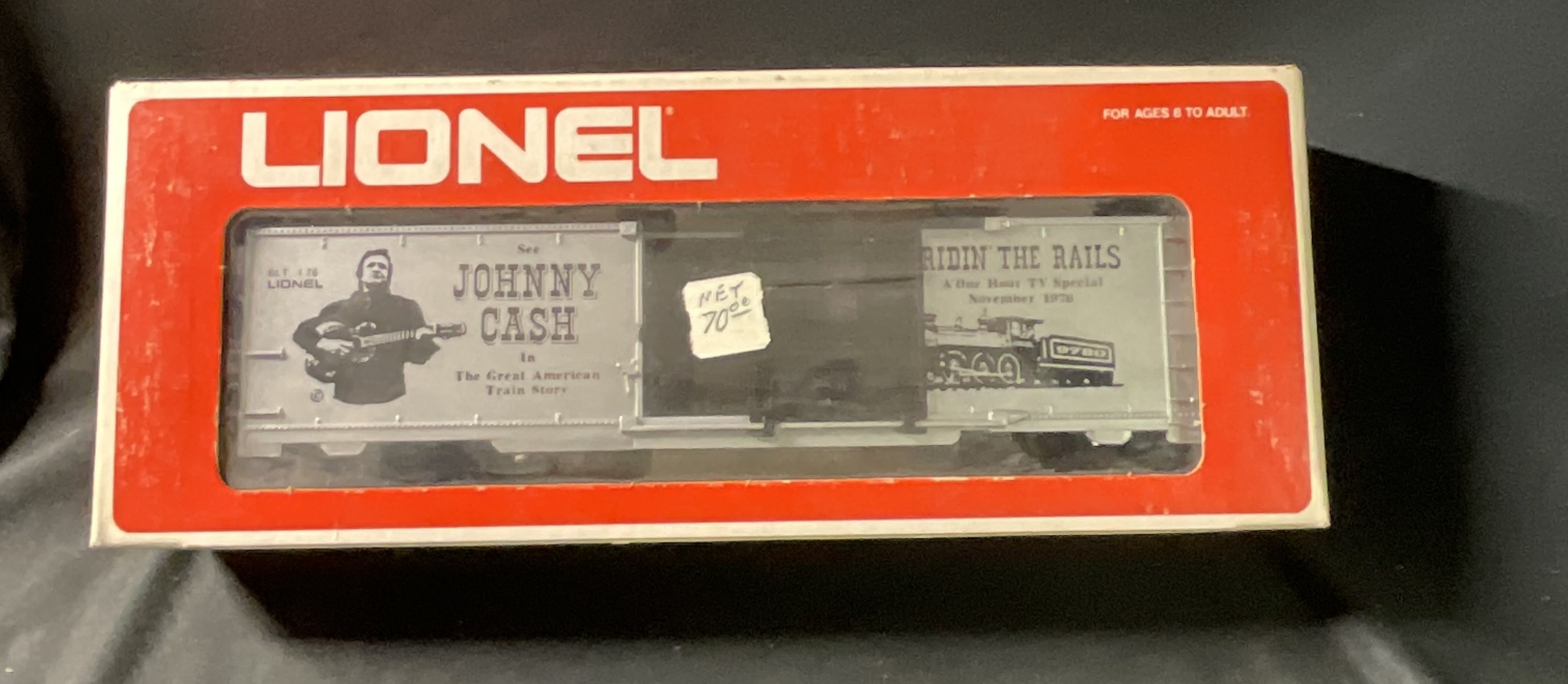 Lionel 6-9780 Johnny Cash Ridin the Rails Boxcar with Original Box
