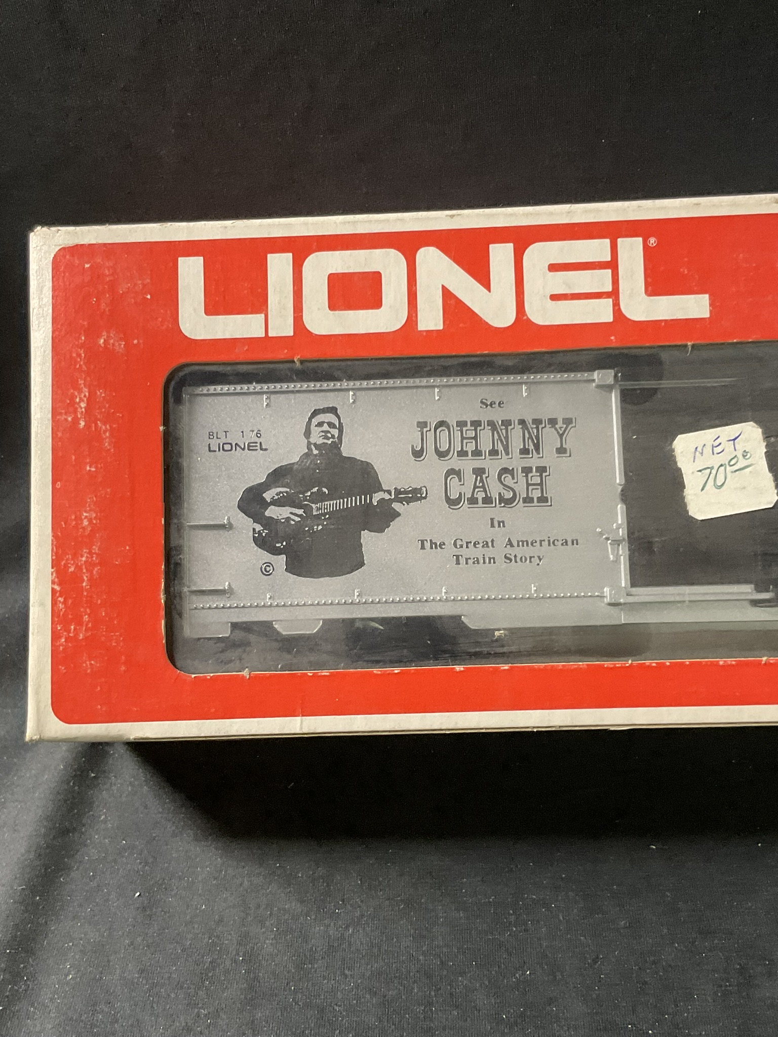 Lionel 6-9780 Johnny Cash Ridin the Rails Boxcar with Original Box
