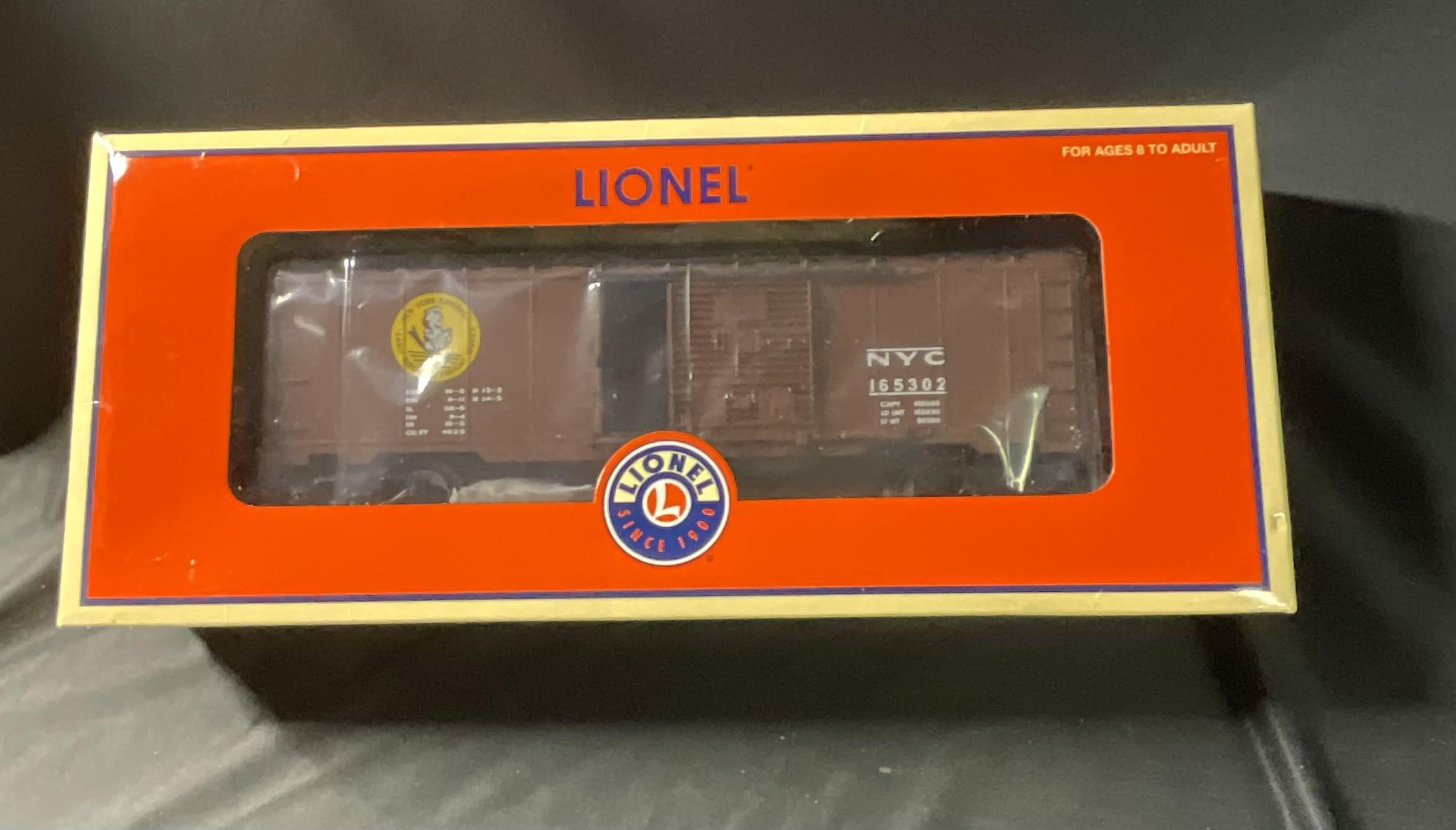 Lionel 6-36250 New York Central Early Bird NYC Boxcar Road Number 165302