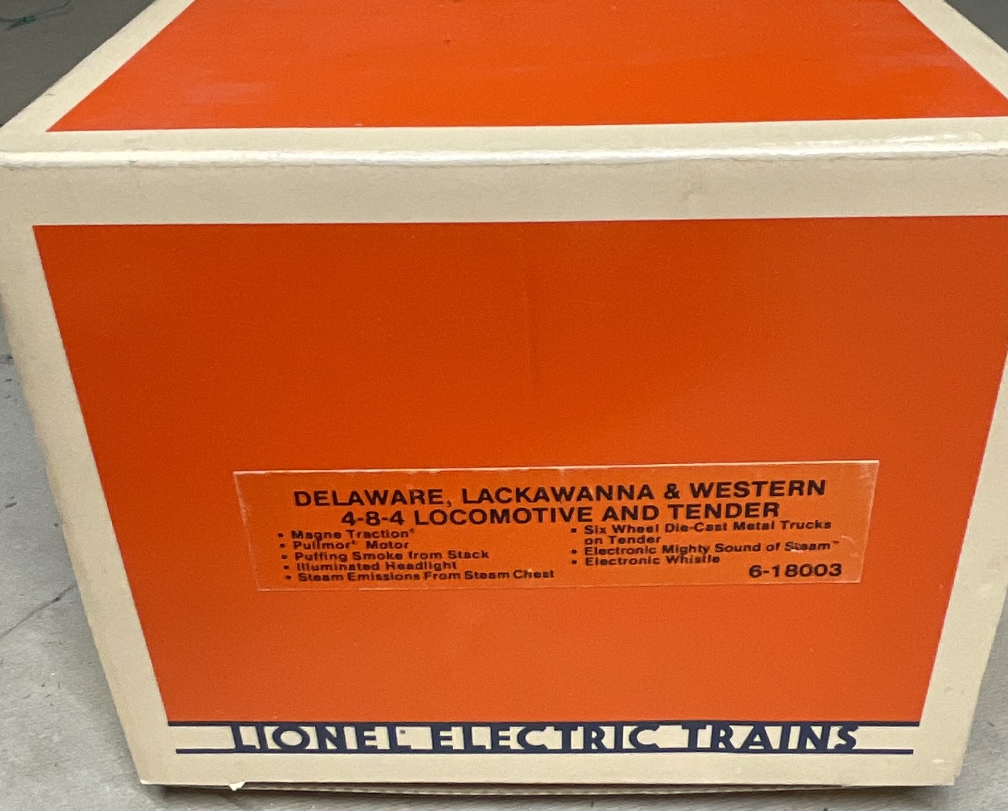 Lionel 6-18003 Delaware Lackawanna and Western 4-8-4 Steam Locomotive and Tender