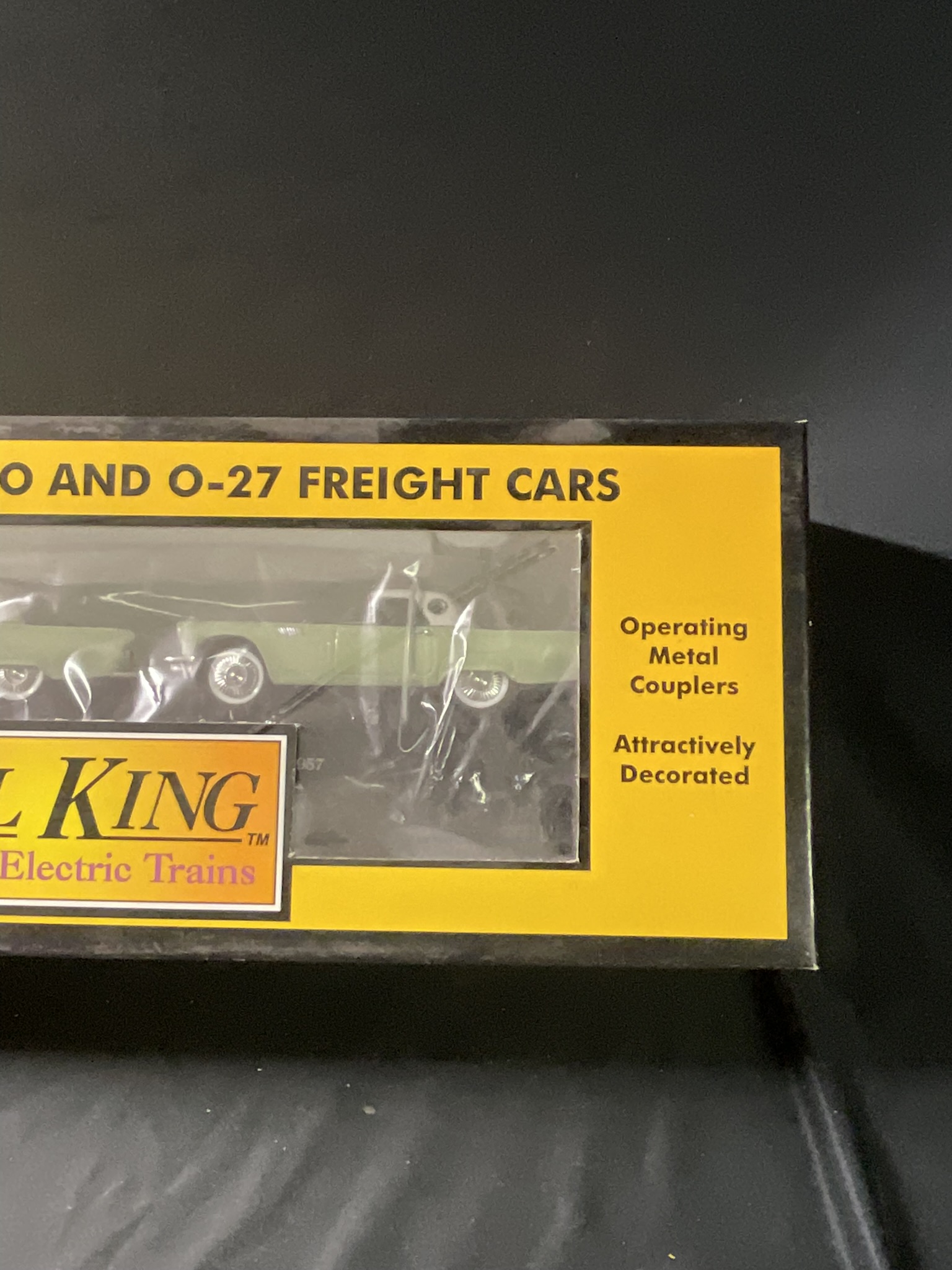 RailKing by MTH Electric Trains Auto Transport Flat Car with 1957 Ford Thunderbirds Item 30-7613