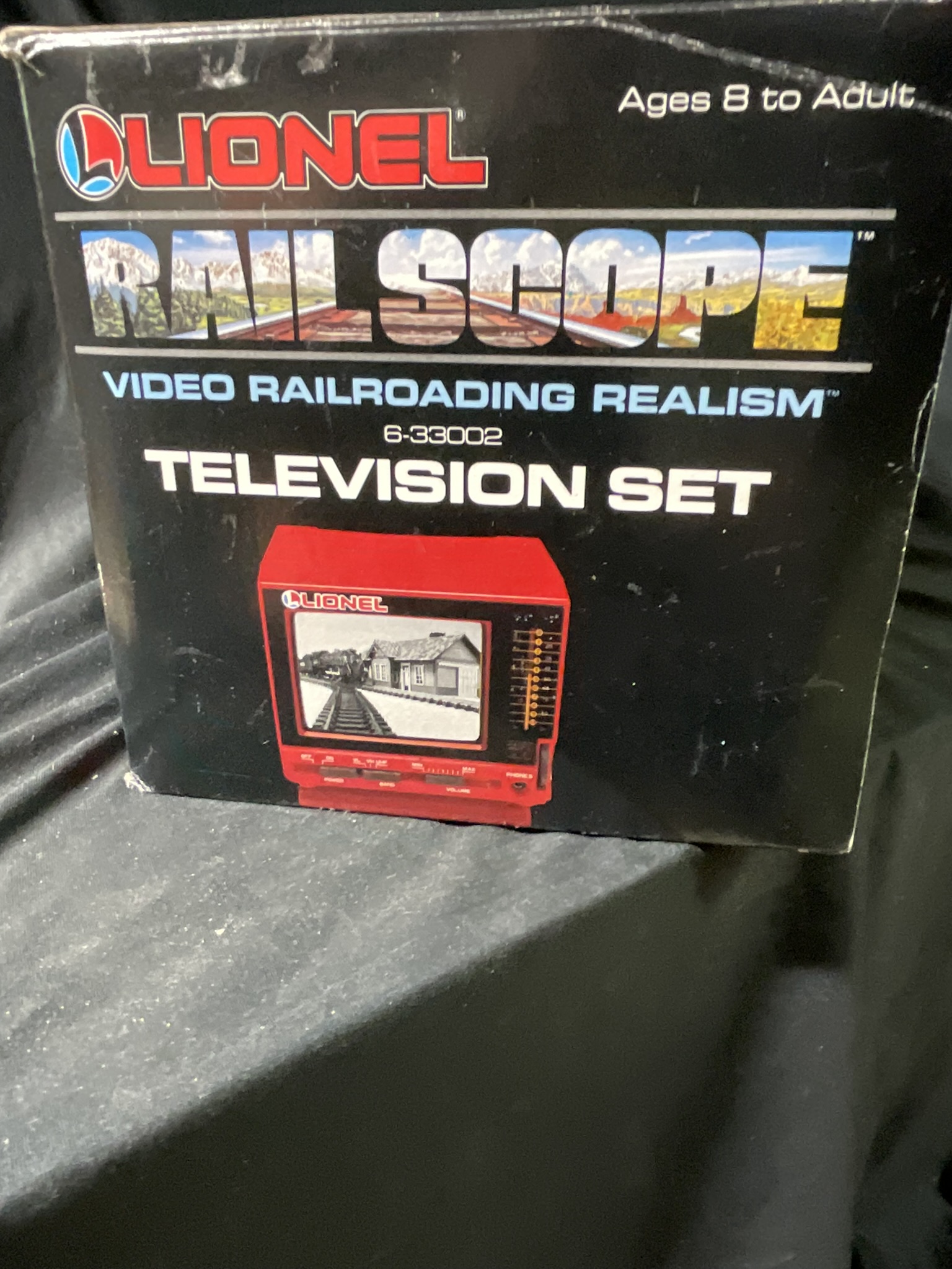 Lionel Rail Scope Video Railroading Realism Television Set 6-33002 in Original Box