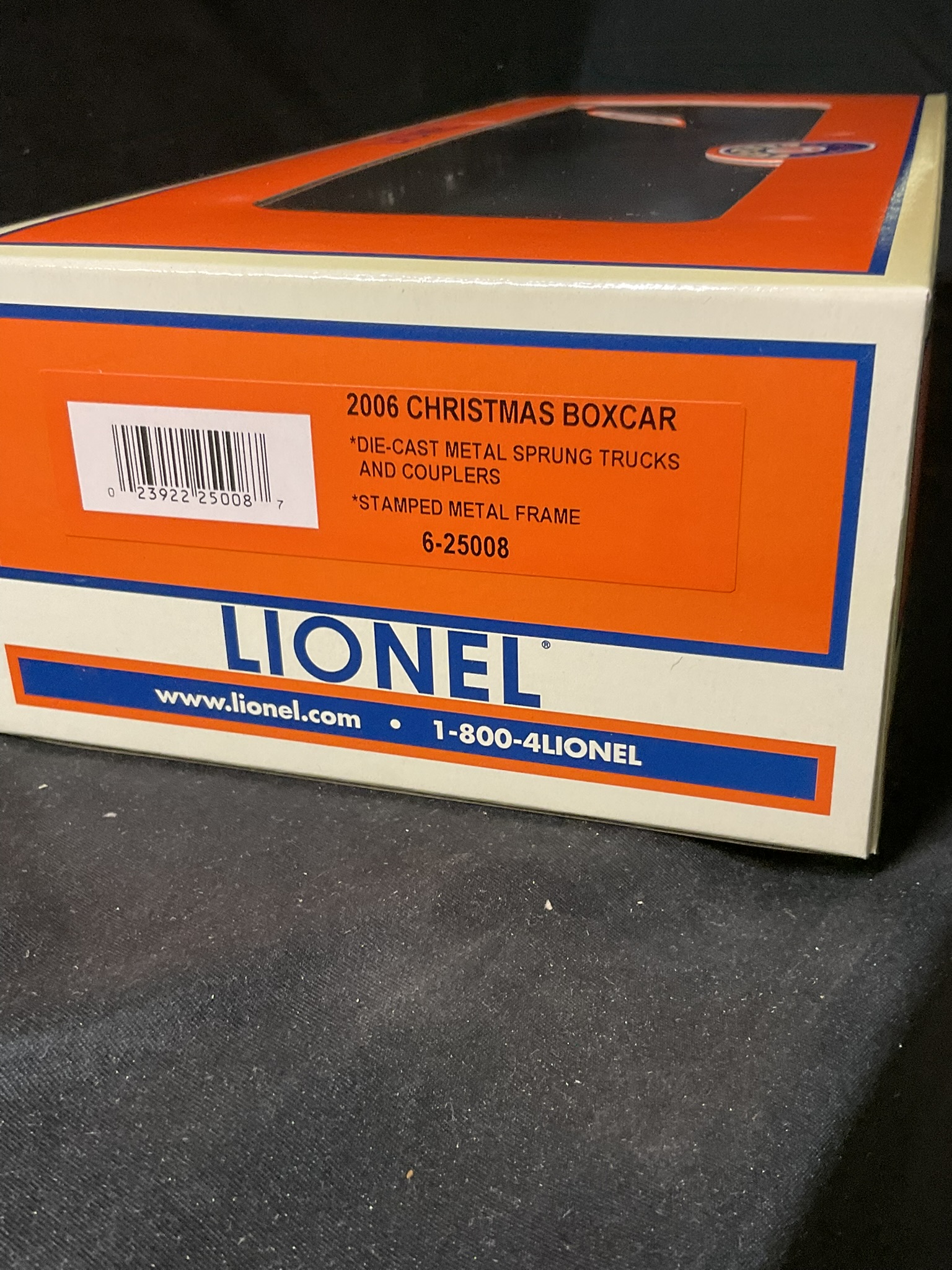 Lionel 6-25008 O-Gauge 2006 Christmas Boxcar with Original Box