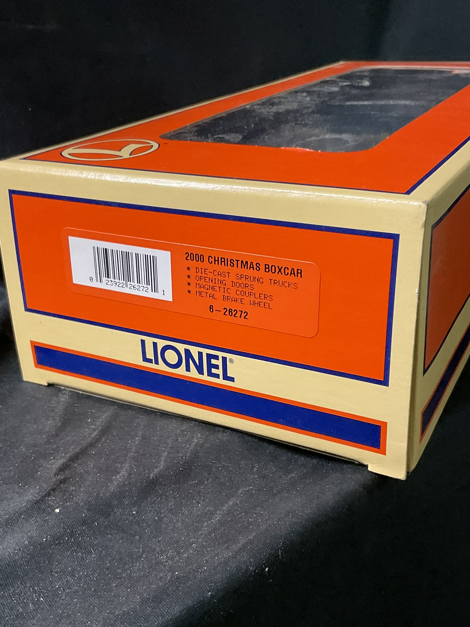 Lionel O Gauge 6-26272 2000 Christmas Boxcar