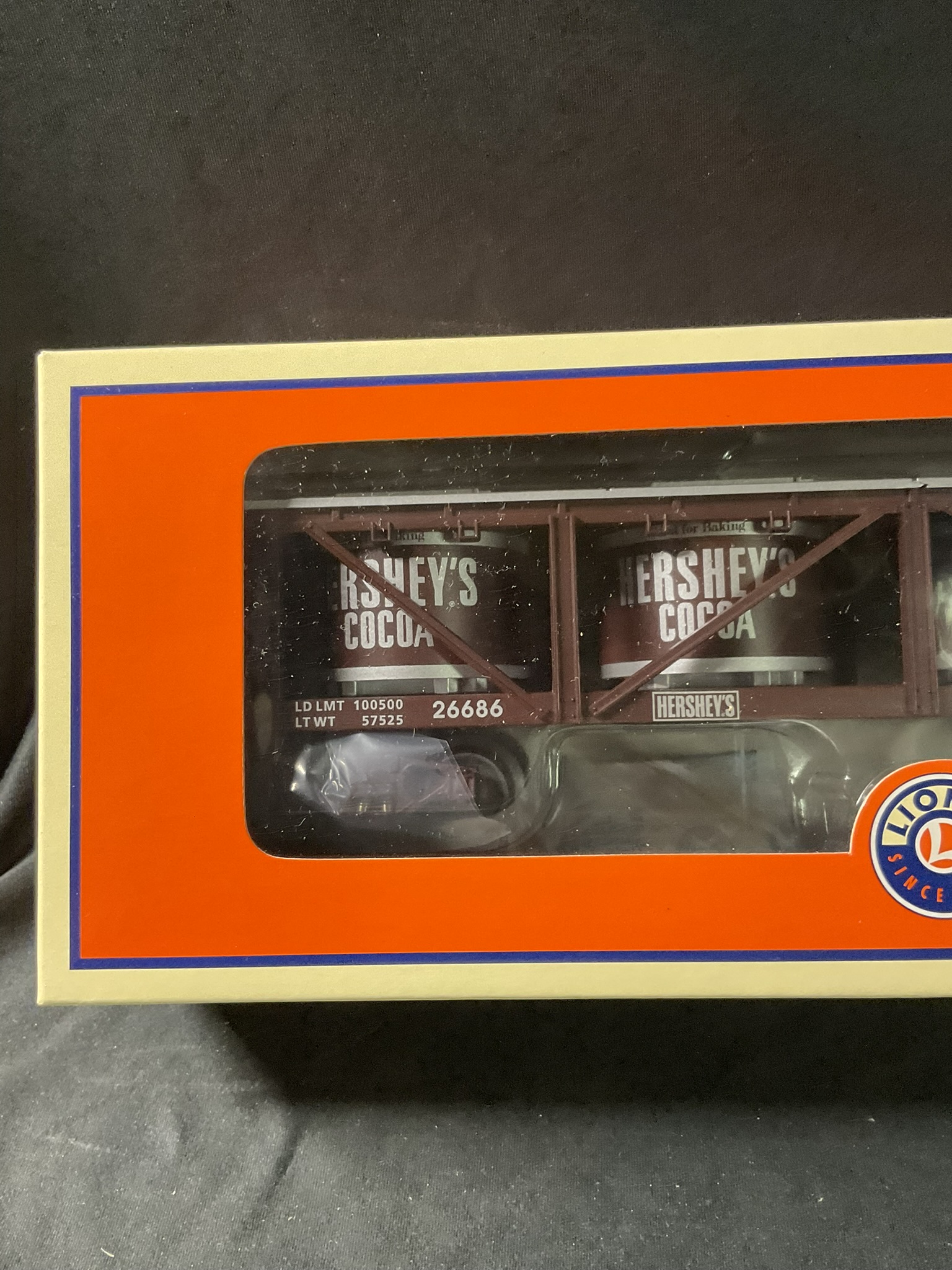 Lionel Hershey's Cocoa Vat Car No. 6-26686 in Original Box