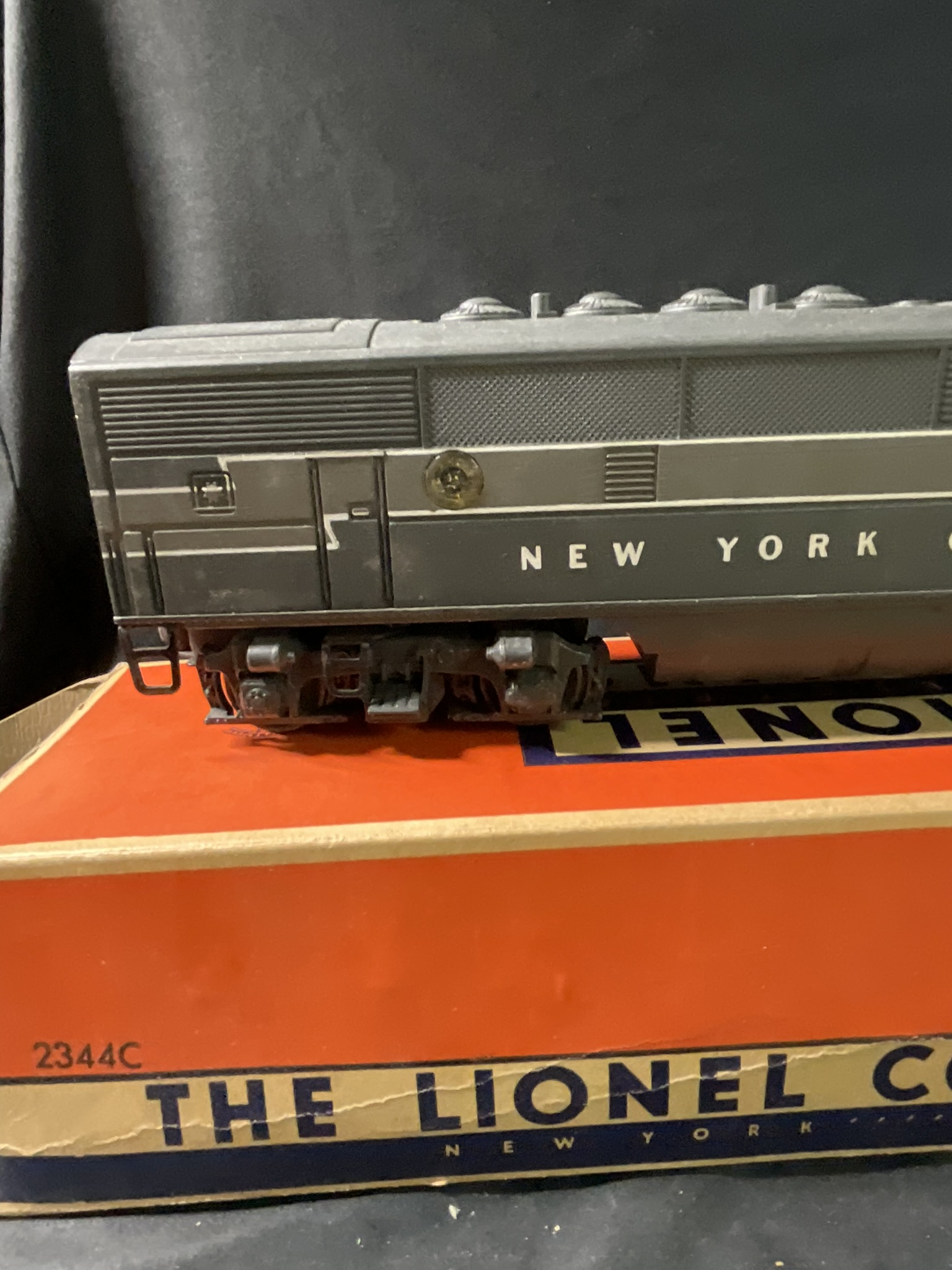Lionel Postwar O Gauge New York Central Diesel B Unit 2344C with Original Box