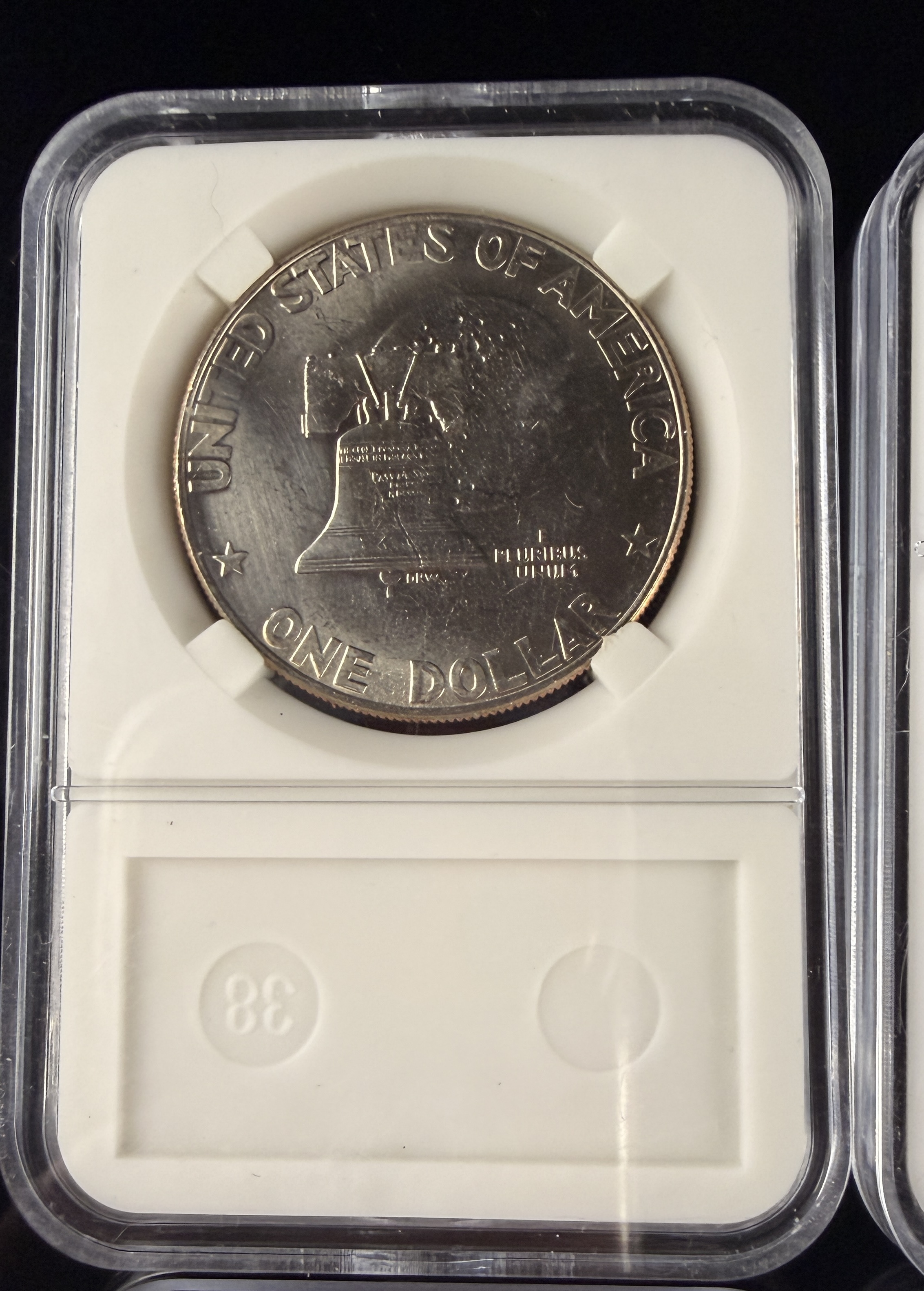 A Collection of US Eisenhower Dollars, 1971-1976