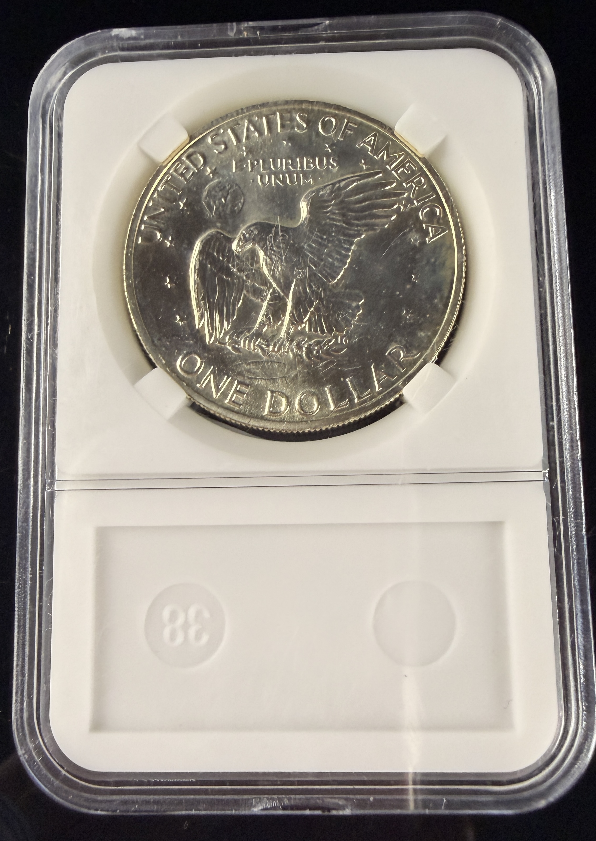 A Collection of US Eisenhower Dollars, 1971-1976