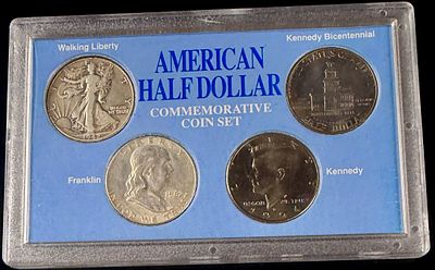 A Set of Four US Half Dollar Coins, Americana Series Vanishing Classics Collection. Americana 