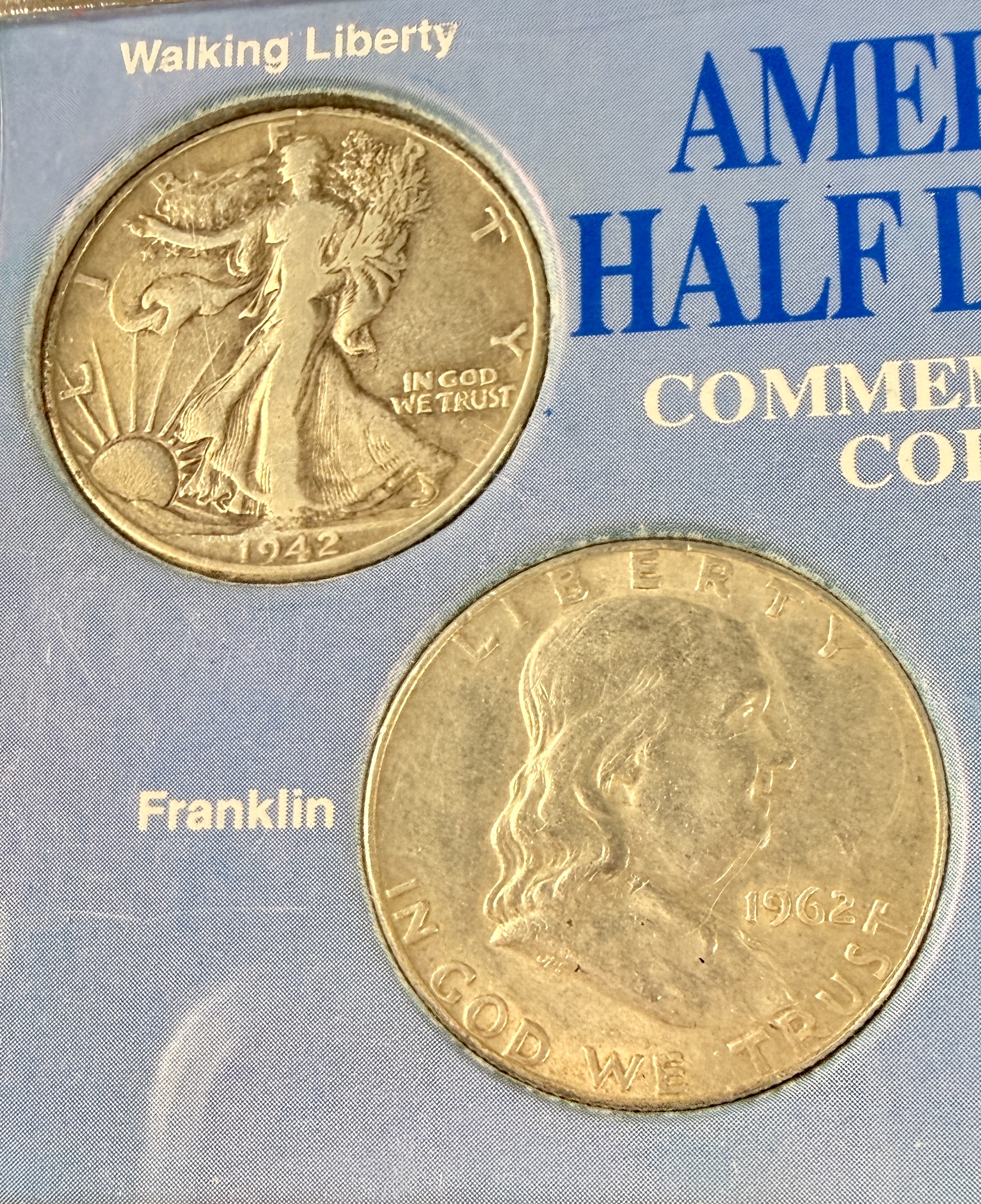 A Set of Four US Half Dollar Coins, Americana Series Vanishing Classics Collection