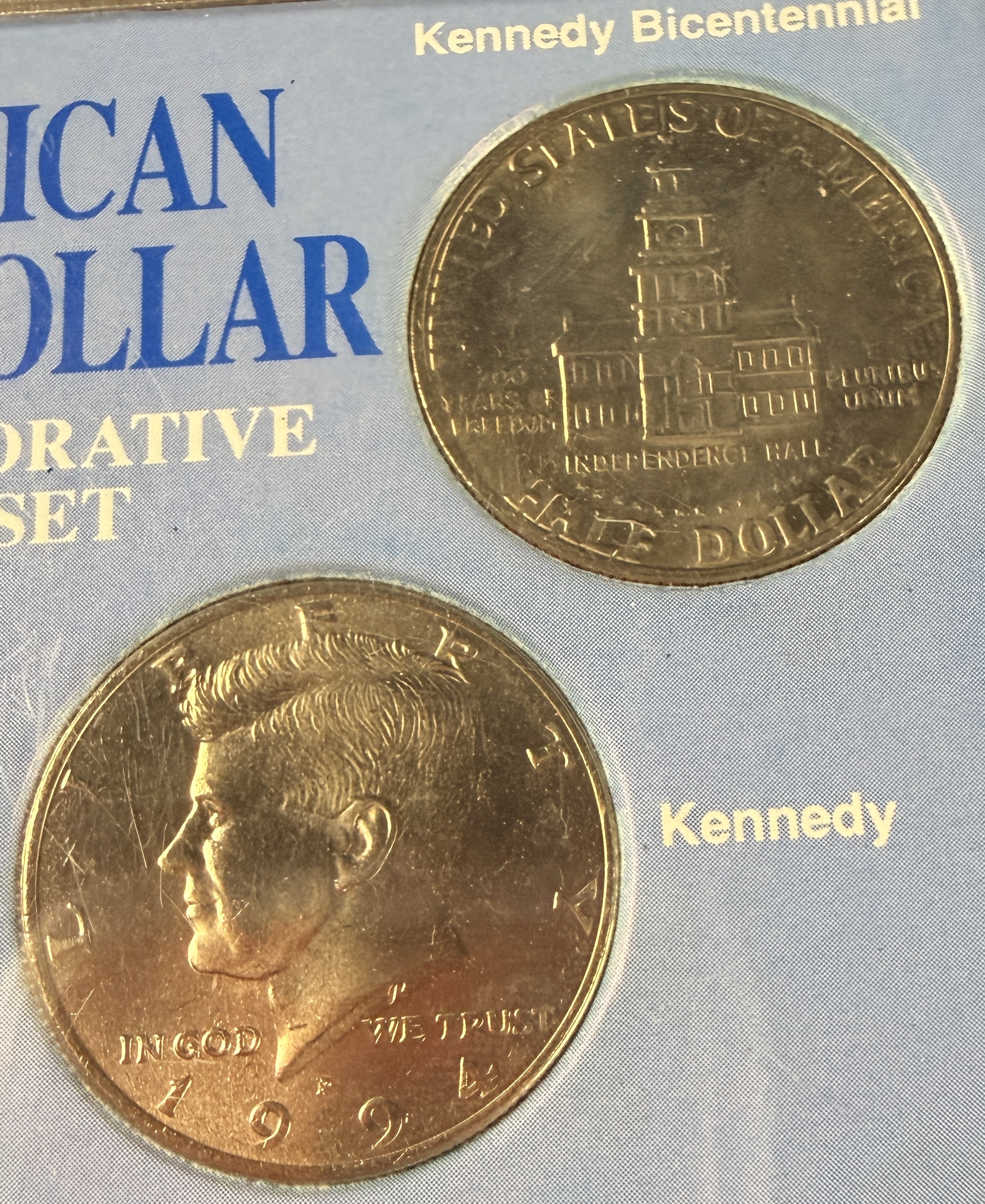 A Set of Four US Half Dollar Coins, Americana Series Vanishing Classics Collection