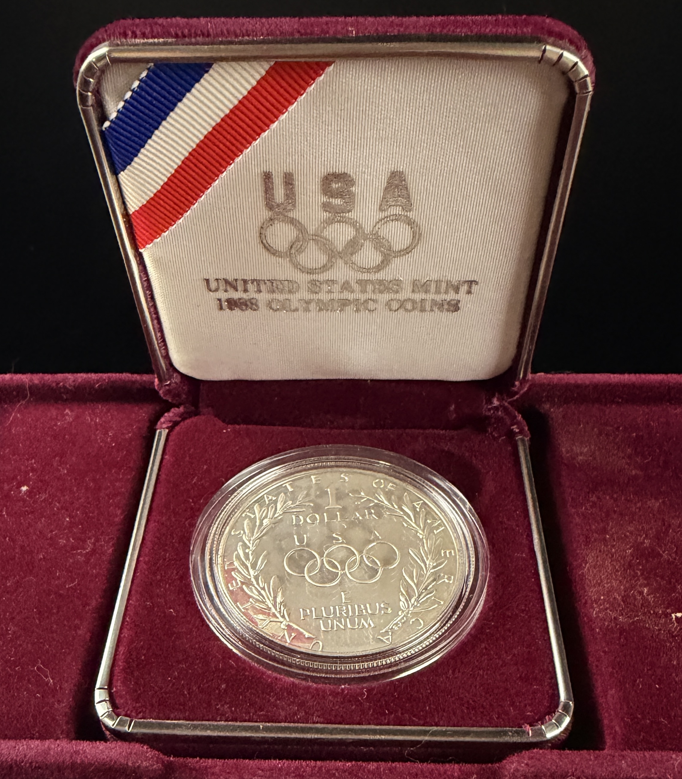 US 1988-S Olympic Commemorative Silver Dollar Proof