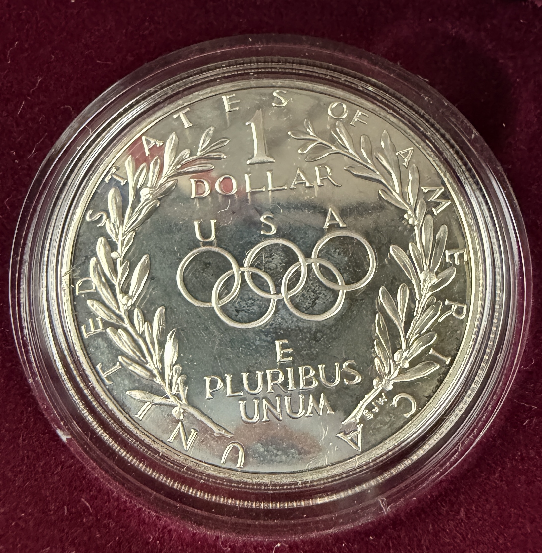 US 1988-S Olympic Commemorative Silver Dollar Proof