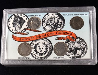 A Collection of US Five-Cent Coins American Nickel Coin Collection. American Nickel Coin 