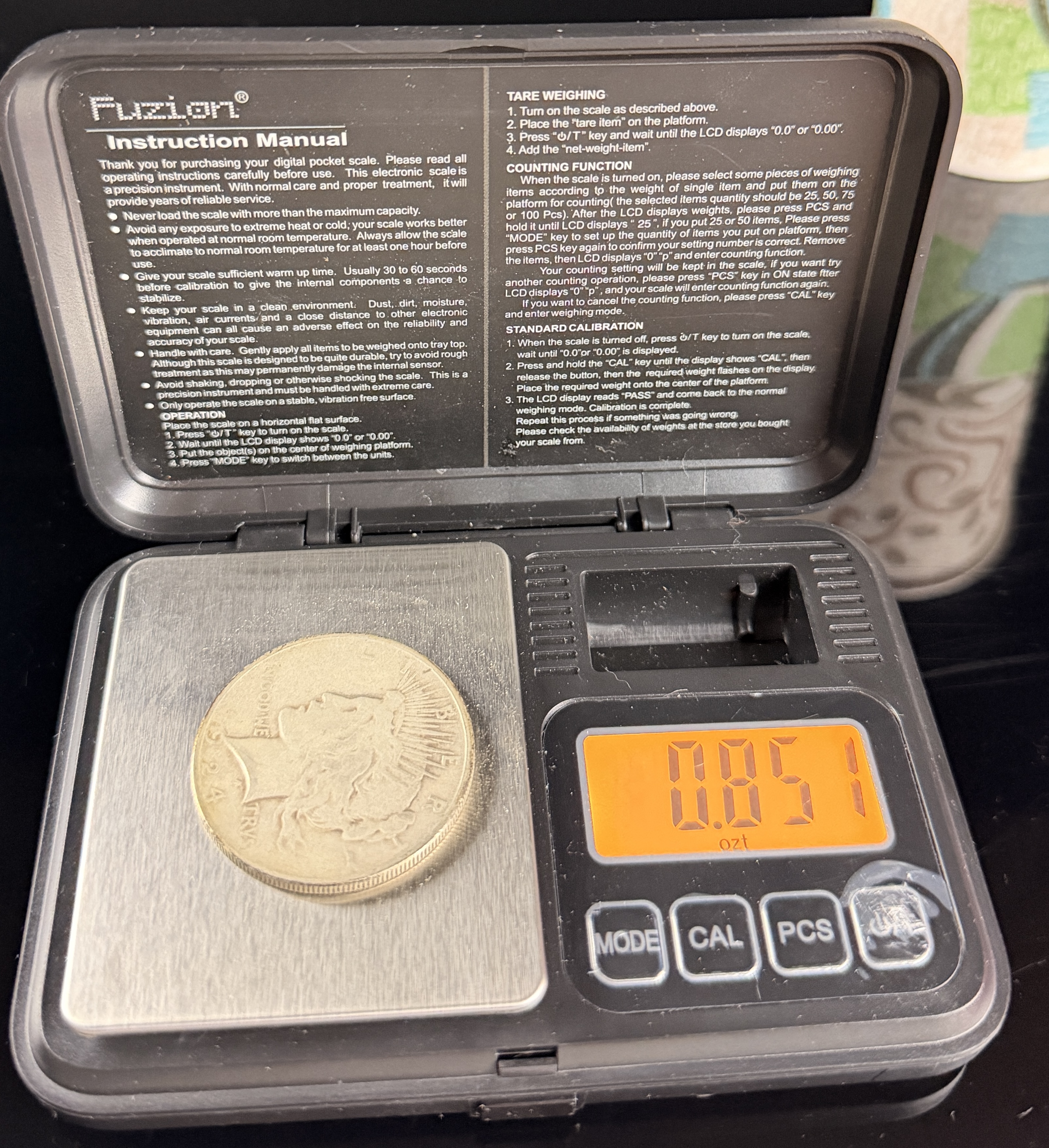 1924 US Peace Silver Dollar
