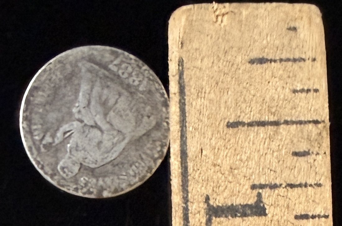 1887 US Seated Liberty Silver Dime