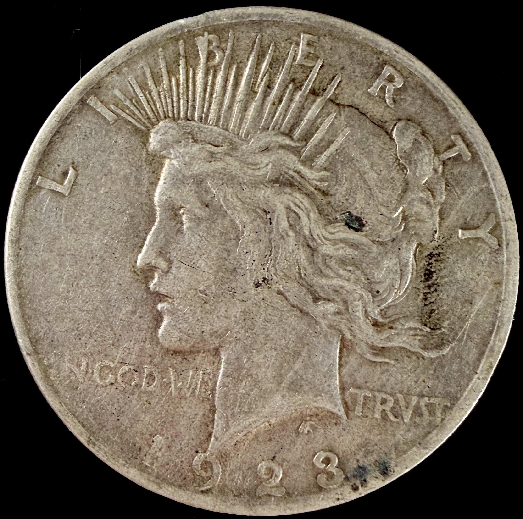1923 US Peace Silver Dollar