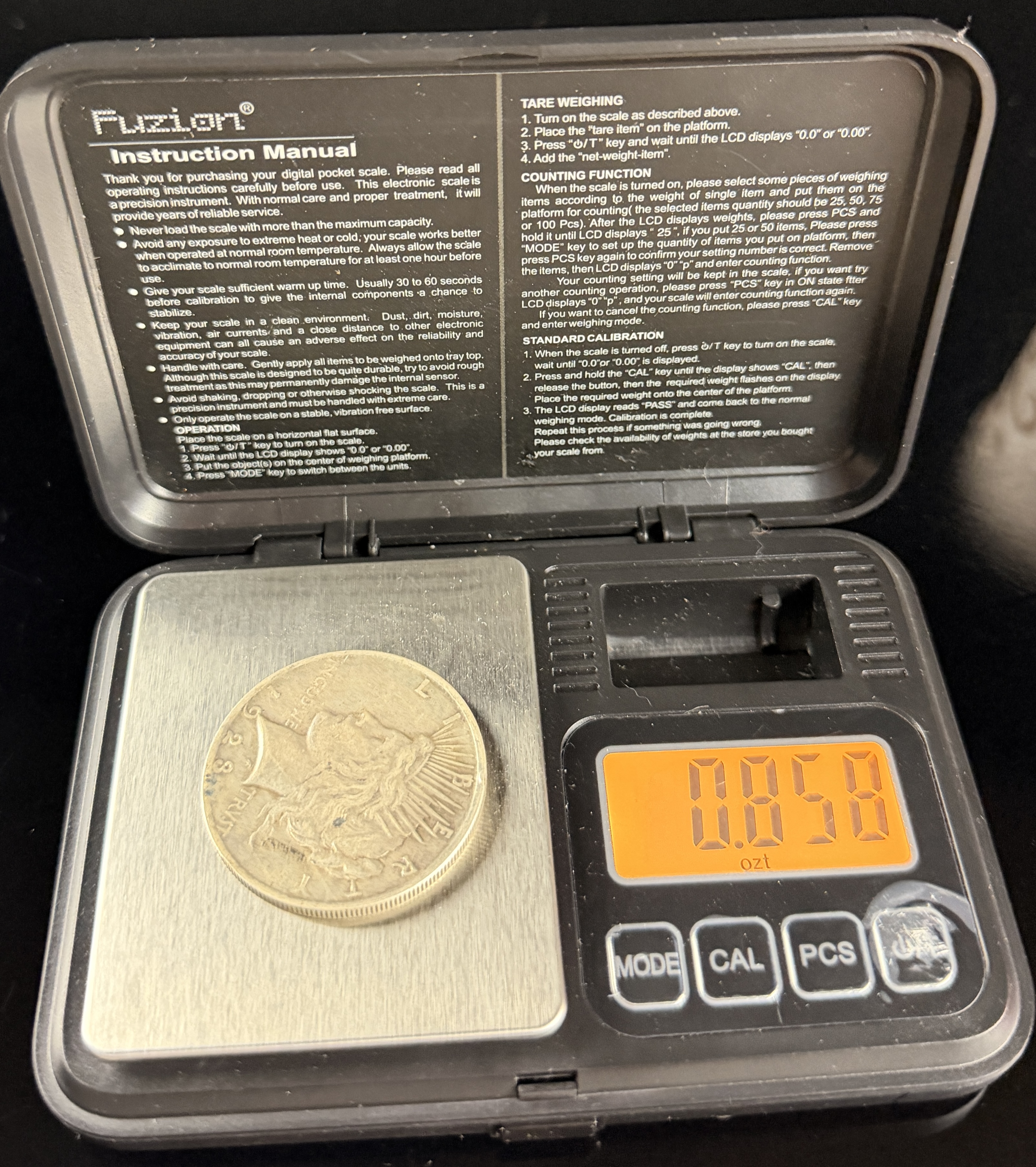 1923 US Peace Silver Dollar