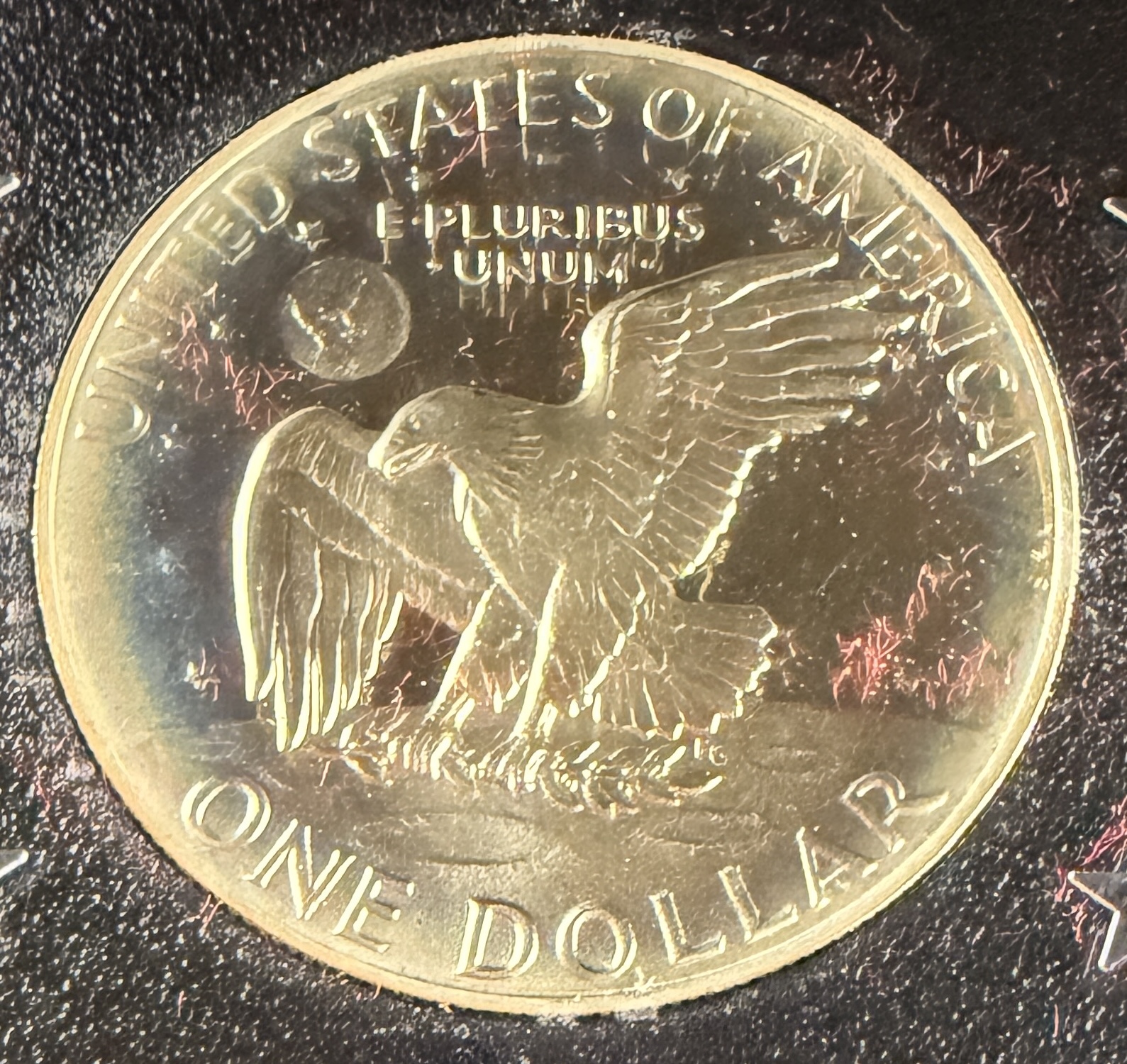 1974-S US Eisenhower 40% Silver Proof Dollar in Original Mint Holder