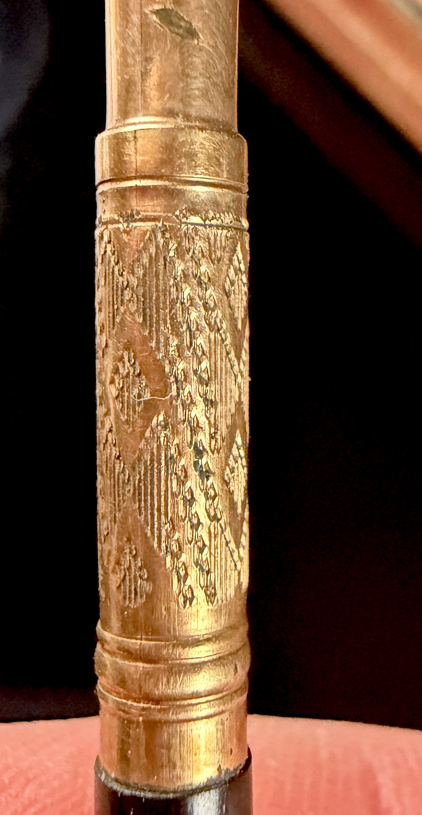 Antique Dip Pen with 14kt Gold Plated Nib and Original Fitted Case