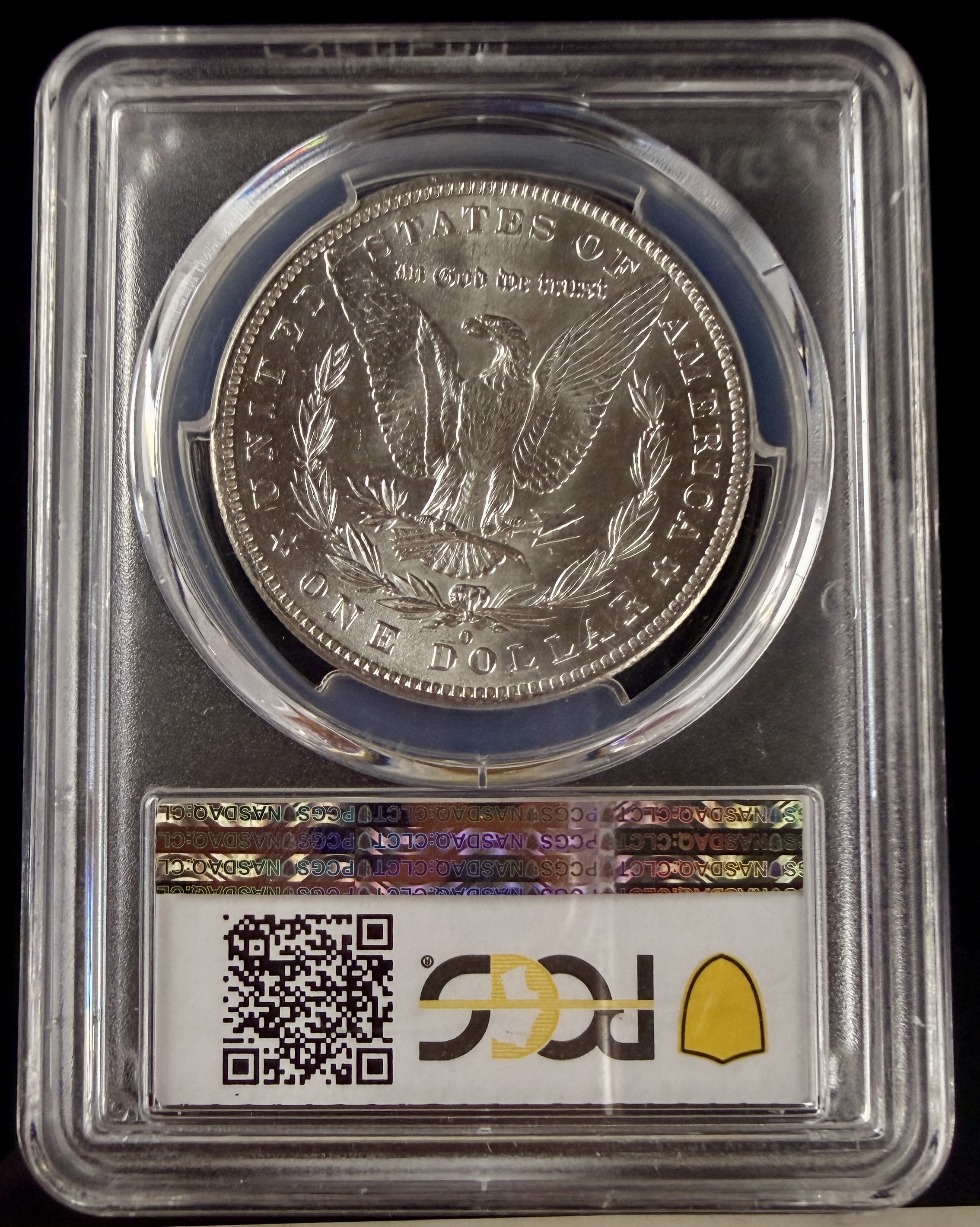 US 1884-O Morgan Silver Dollar, PCGS MS63