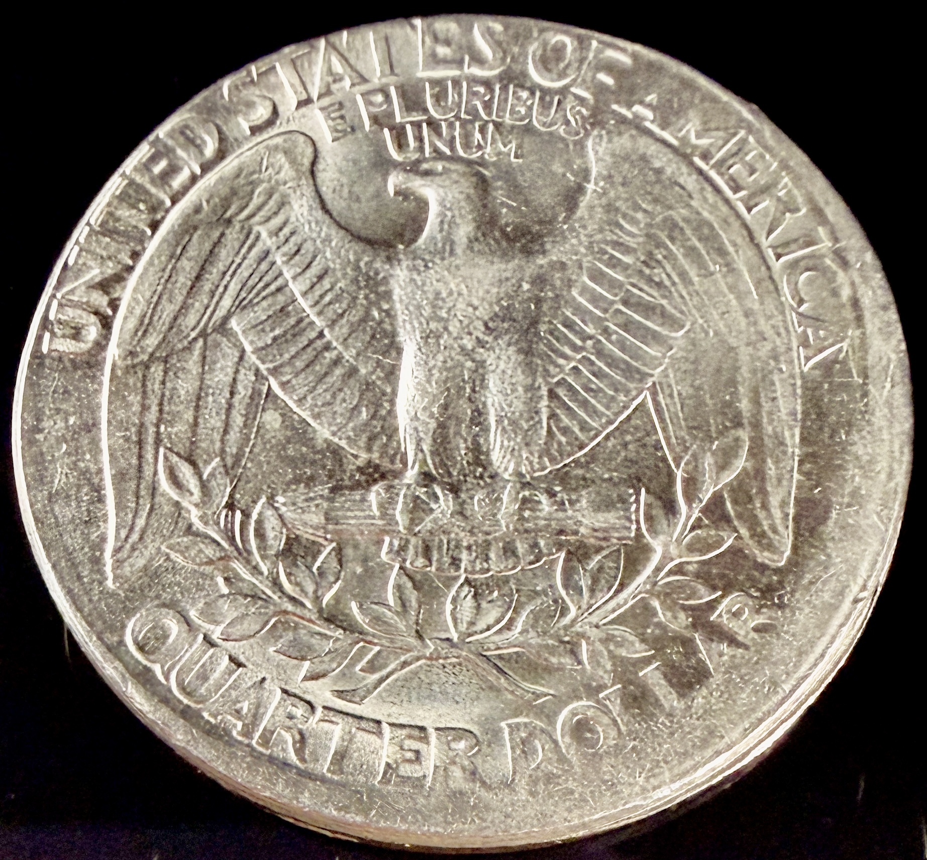 US 1992-P Washington Quarter Dollar Error Coin Double Struck