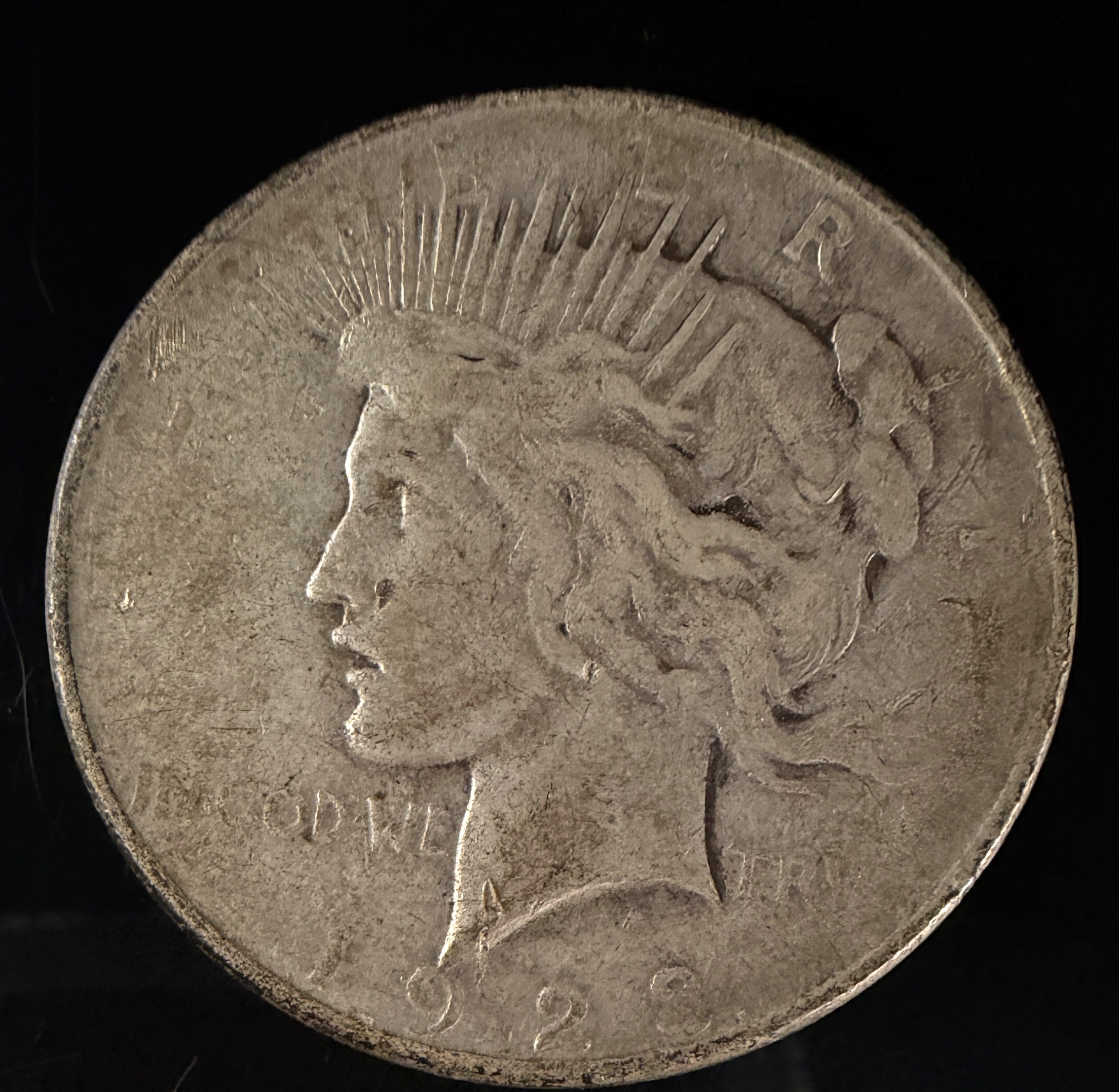 1923 US Peace Silver Dollar