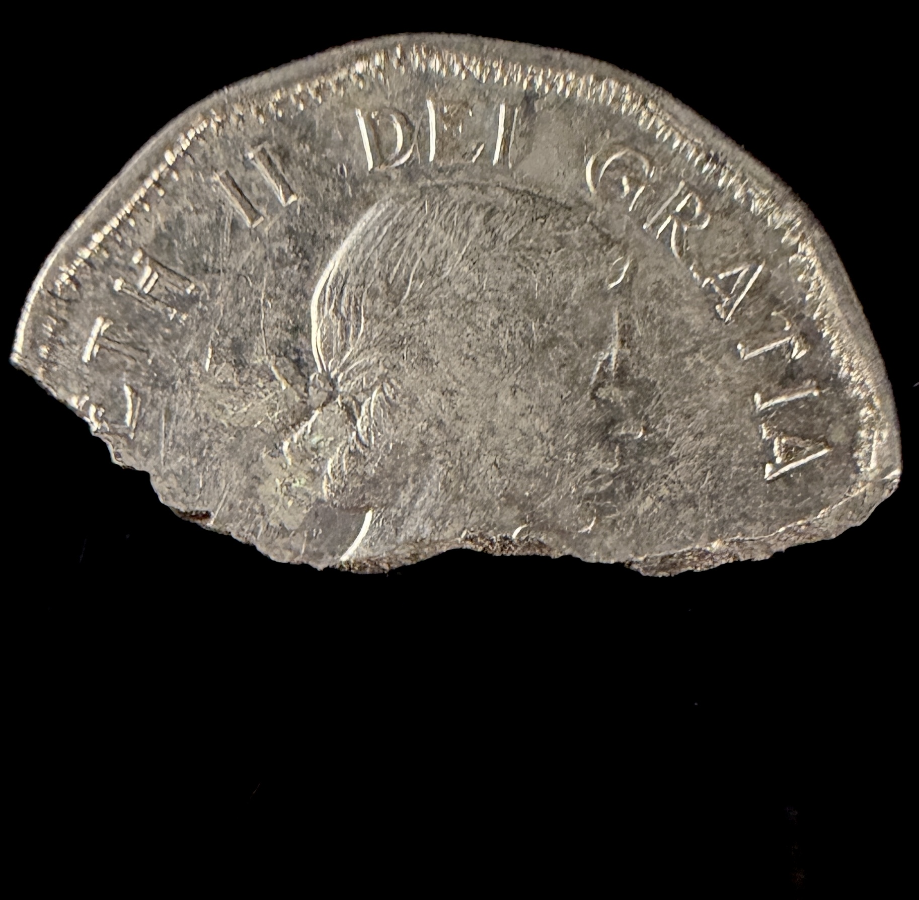 CA Elizabeth II 5 Cents Error Coin Fragment