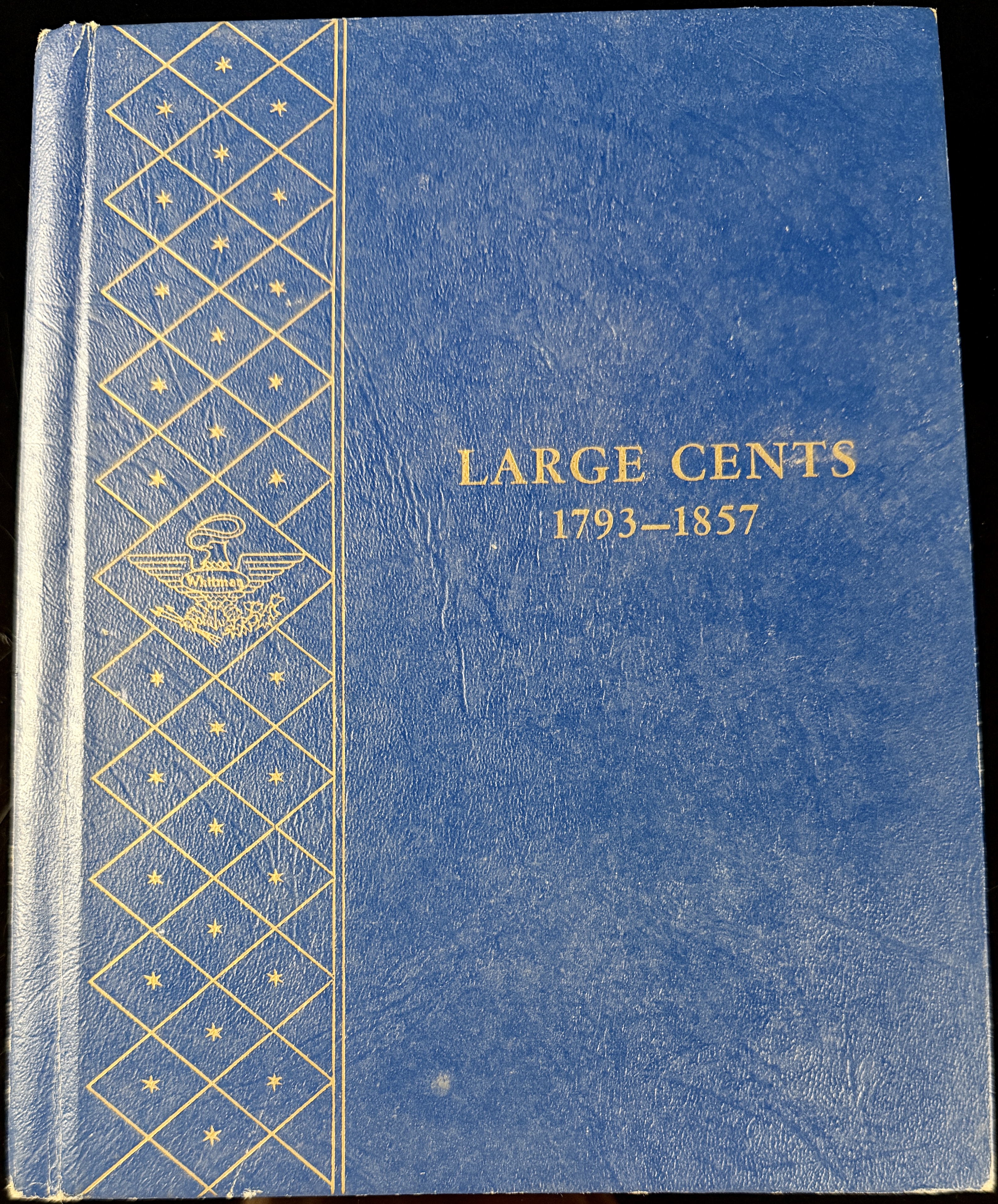 US 1793-1857 Large Cent Collection, Copper, Whitman Album 9401
