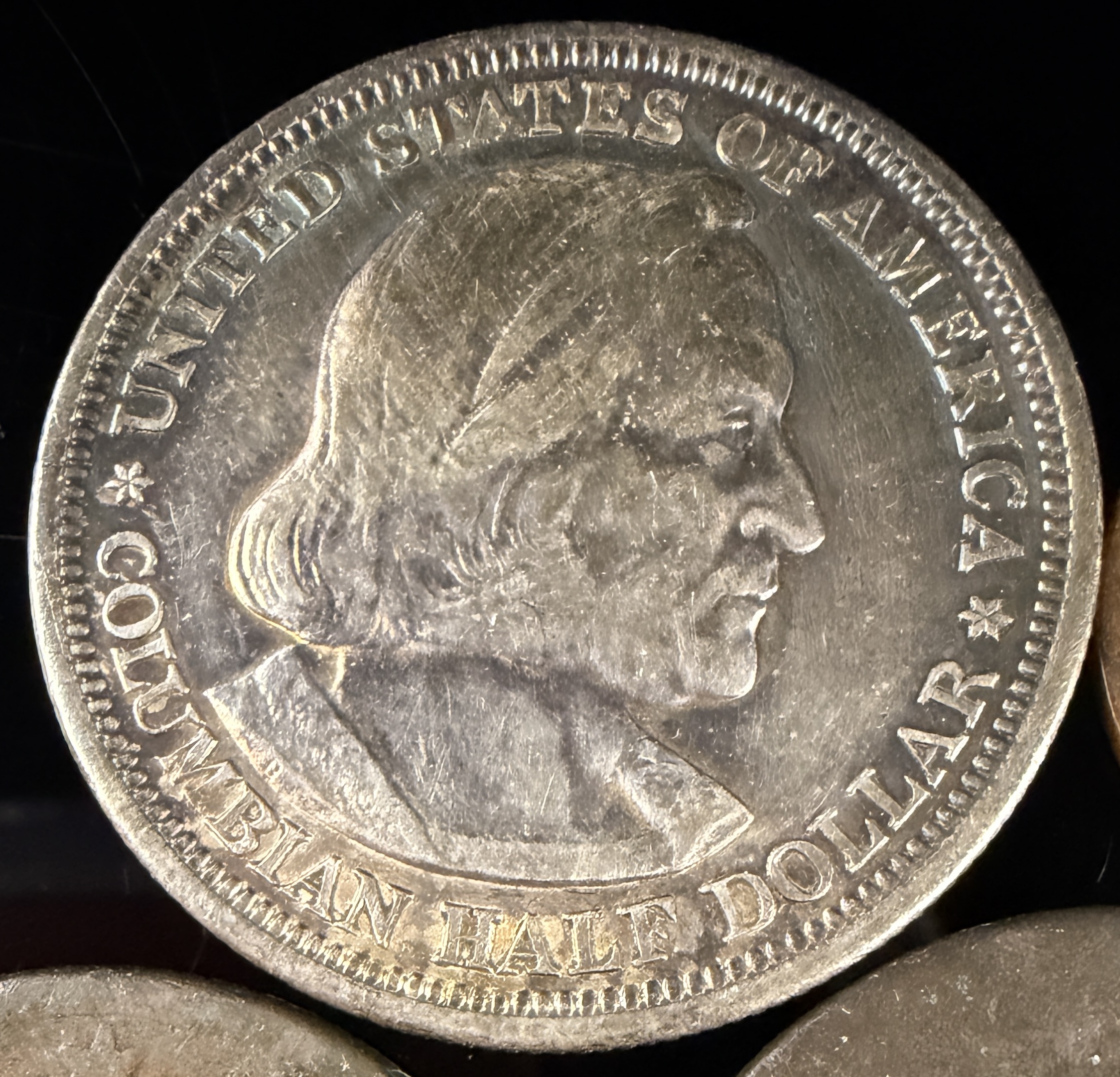 A Group of US Coins including 1893 Columbian Exposition Half Dollar
