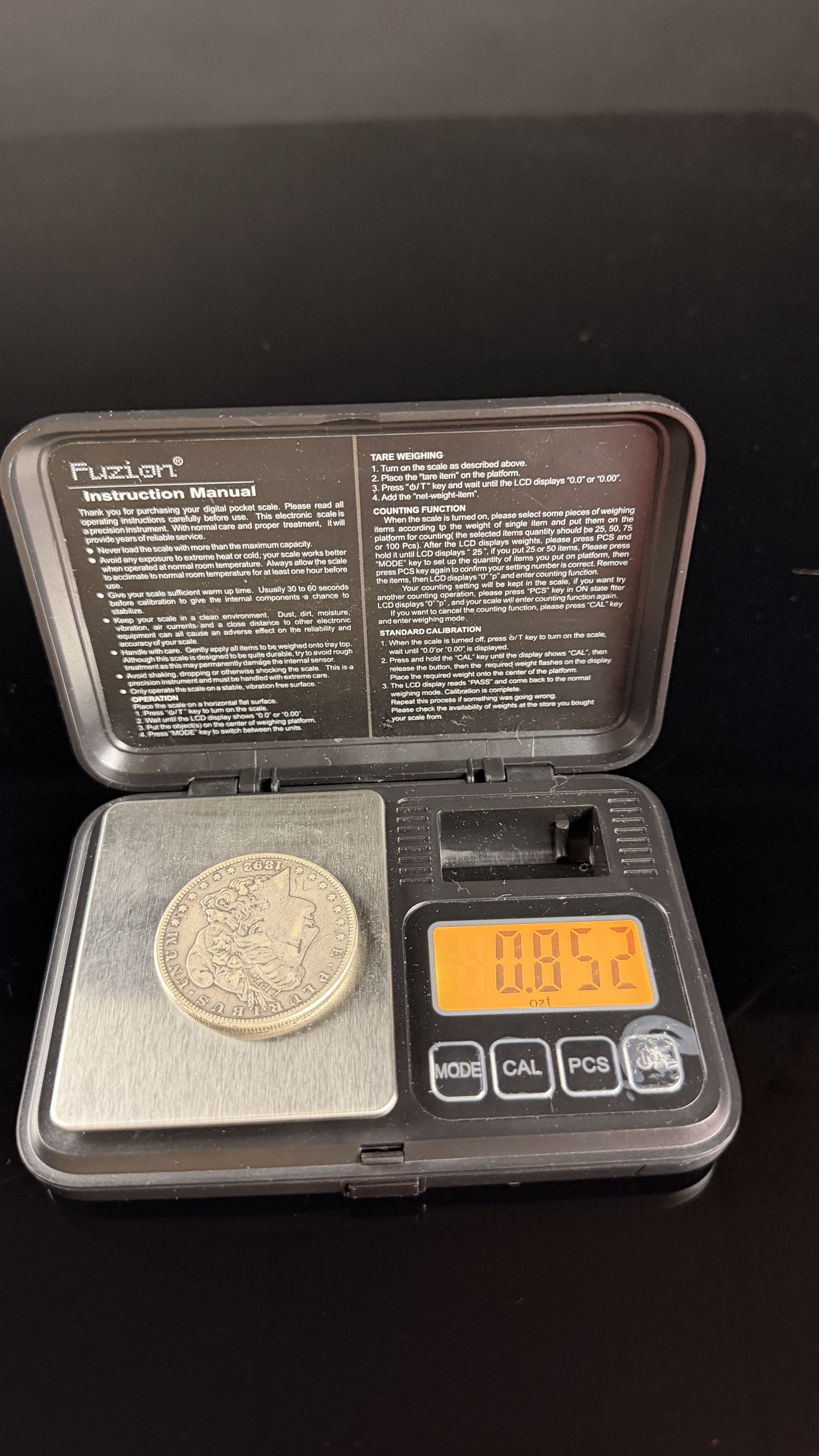 US 1892-CC Morgan Silver Dollar