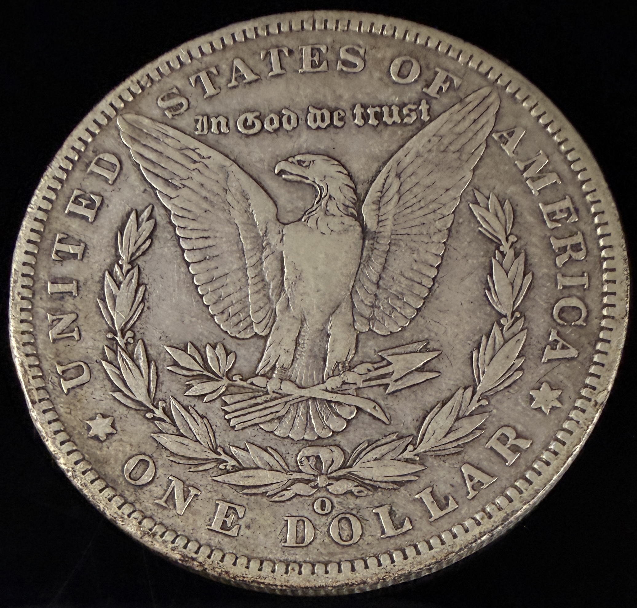 1890-O US Morgan Silver Dollar