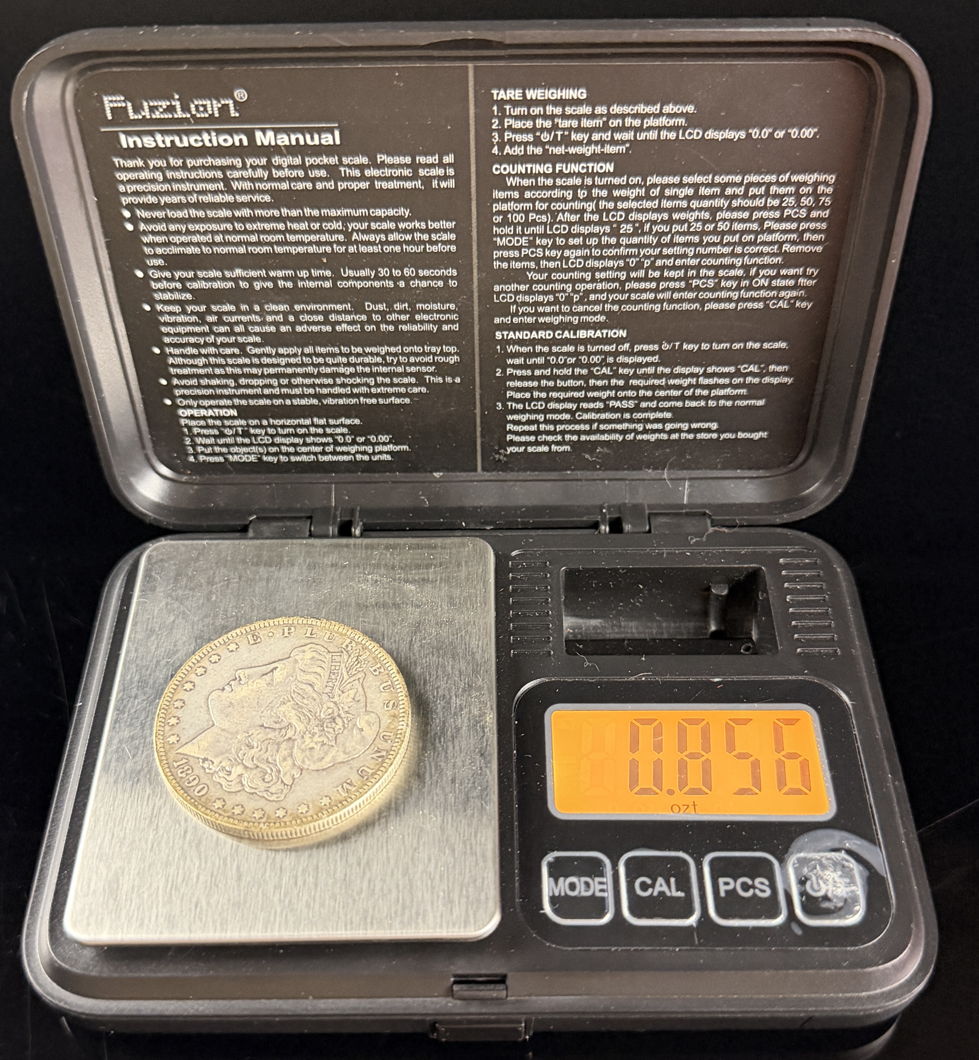 1890-O US Morgan Silver Dollar