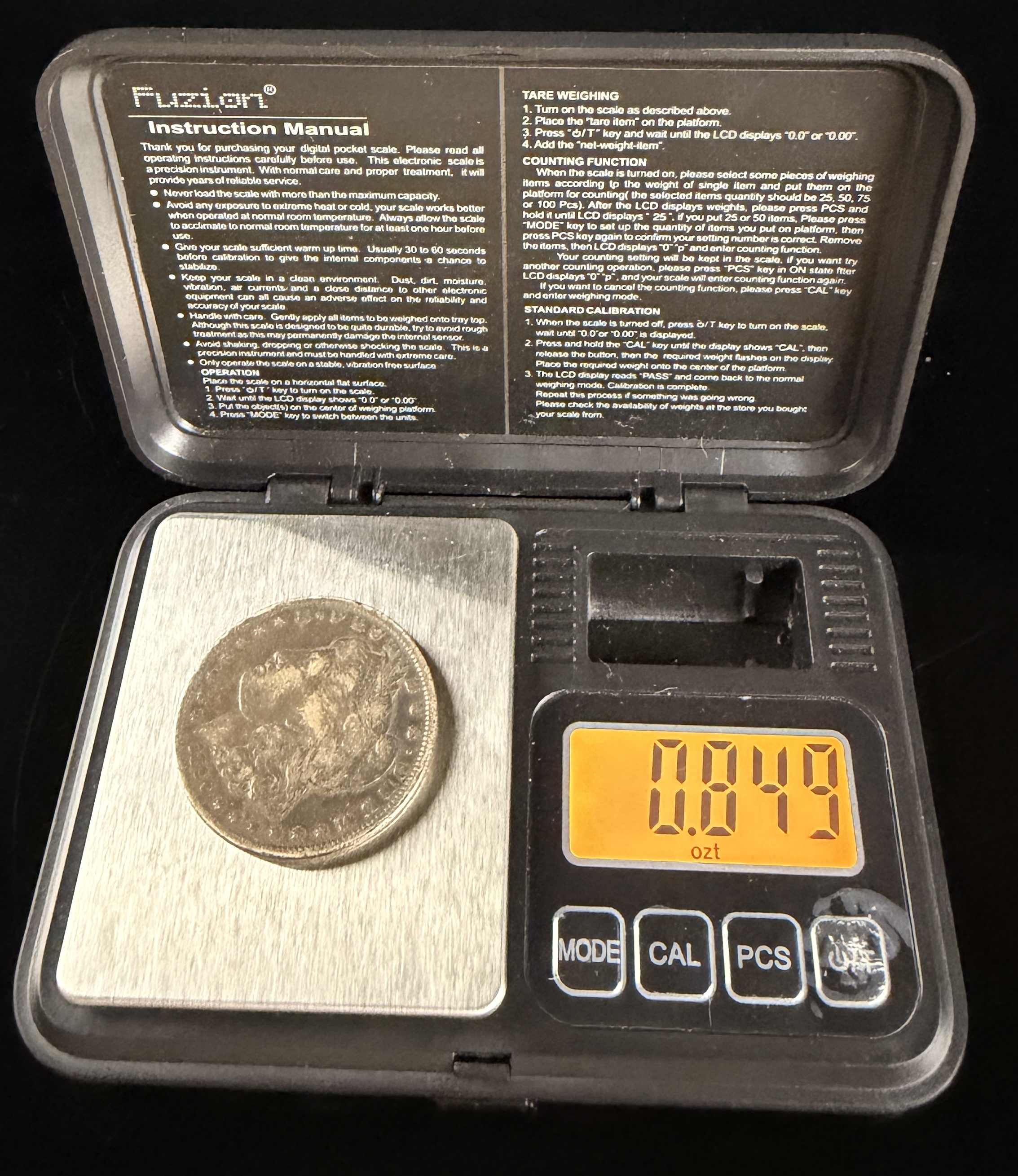1890 US Silver Morgan Dollar, Philadelphia Mint